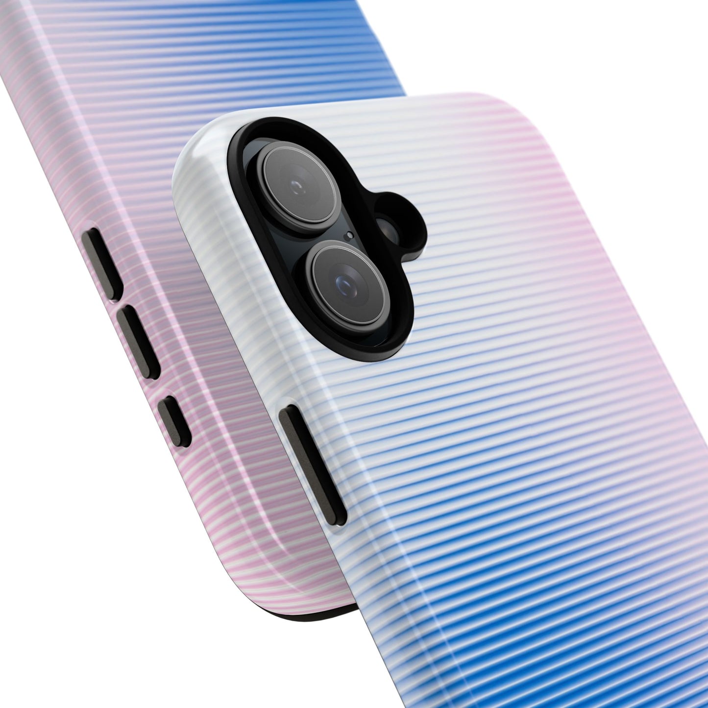 Gradient Case | Coque résistante double protection anti-choc - Dégradé Bleu & Rose
