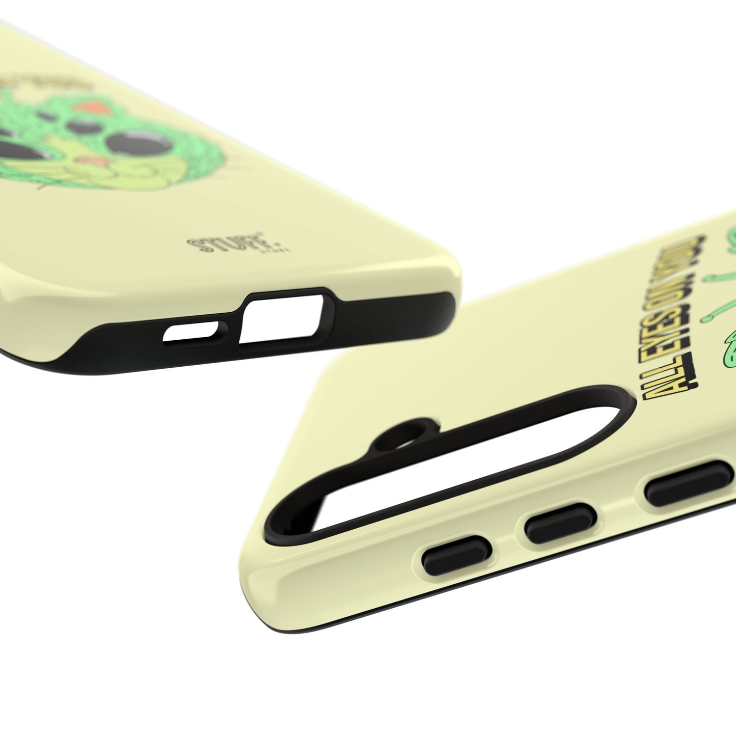 All Eyes on You Case | Coque résistante double protection avec Design Alien drôle