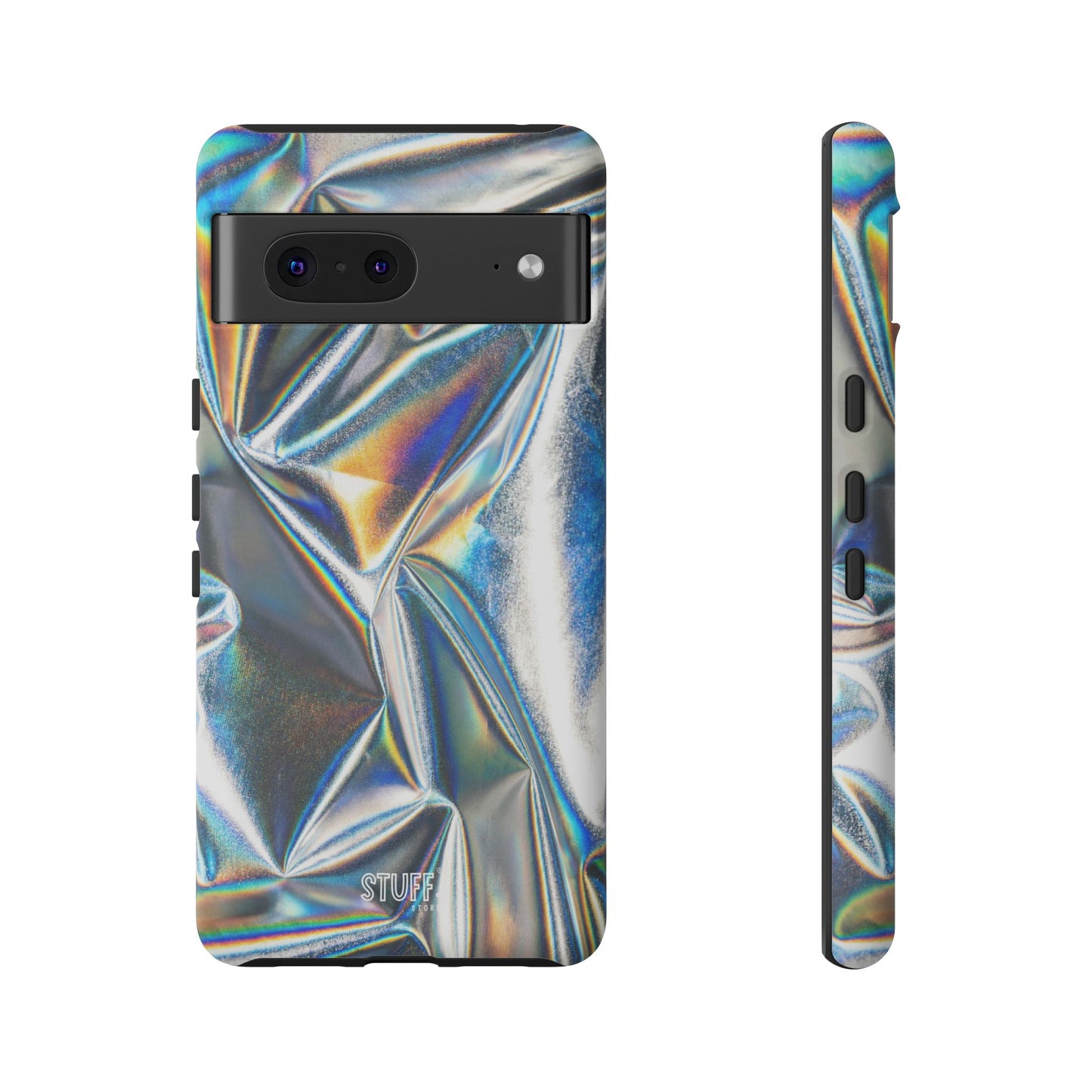 Metallic Case | Coque résistante double protection anti-choc - Effet Métallique