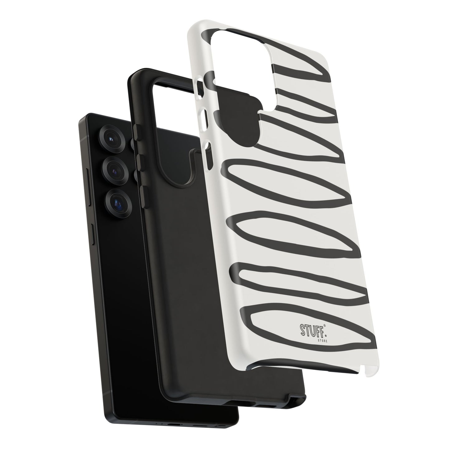 Loopy Case | Coque résistante double protection - Motif cercles abstraits