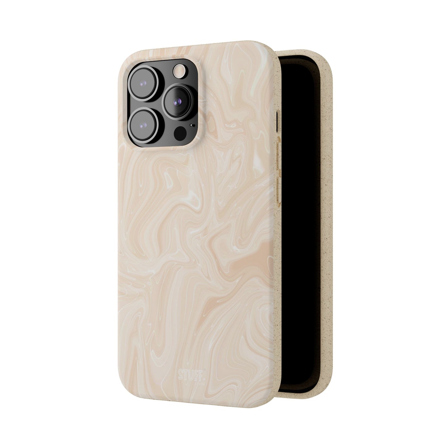 Liquid Marble Case | Coque Eco-Friendly en Bambou et Bioplastique Effet Marbré - Disponible avec Emballage Cadeau