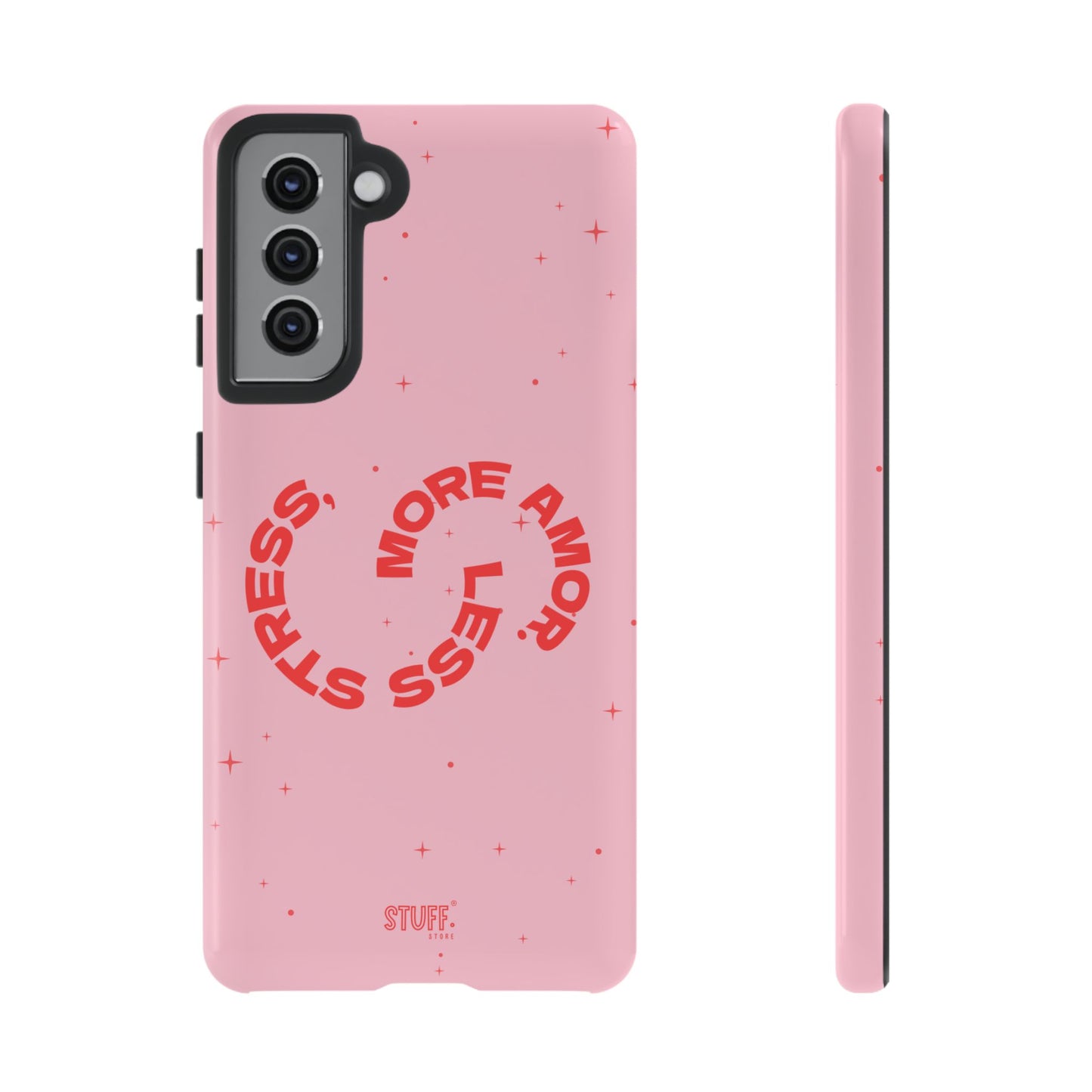 More Amor Case | Coque résistante double protection avec phrase Bienveillante