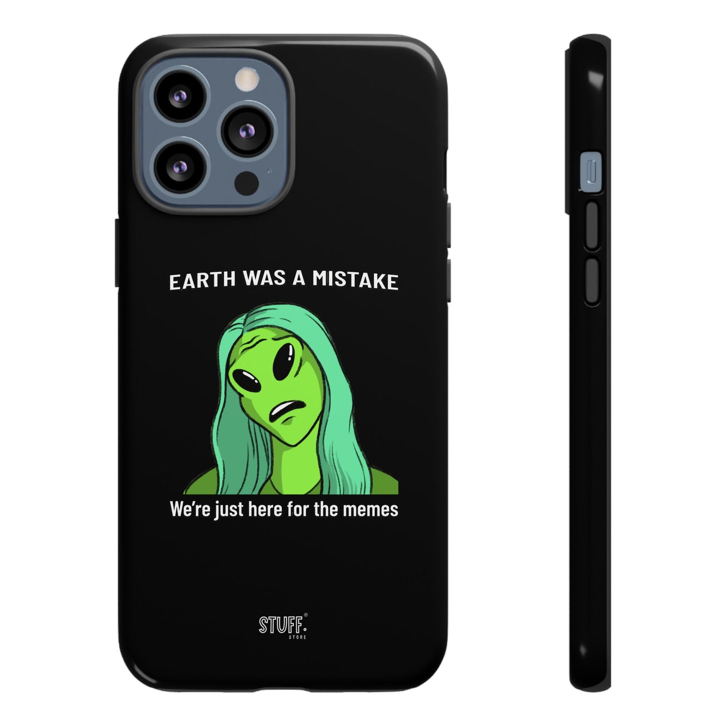 Meme Liking Alien Case | Coque résistante double protection pour les amateurs de Pop Culture