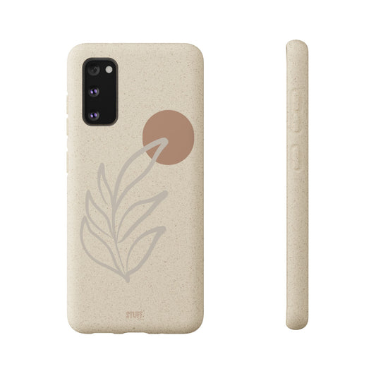 Boho Sunset | Coque Eco-Friendly en Bambou et Bioplastique avec Design Bohème – Emballage cadeau disponible