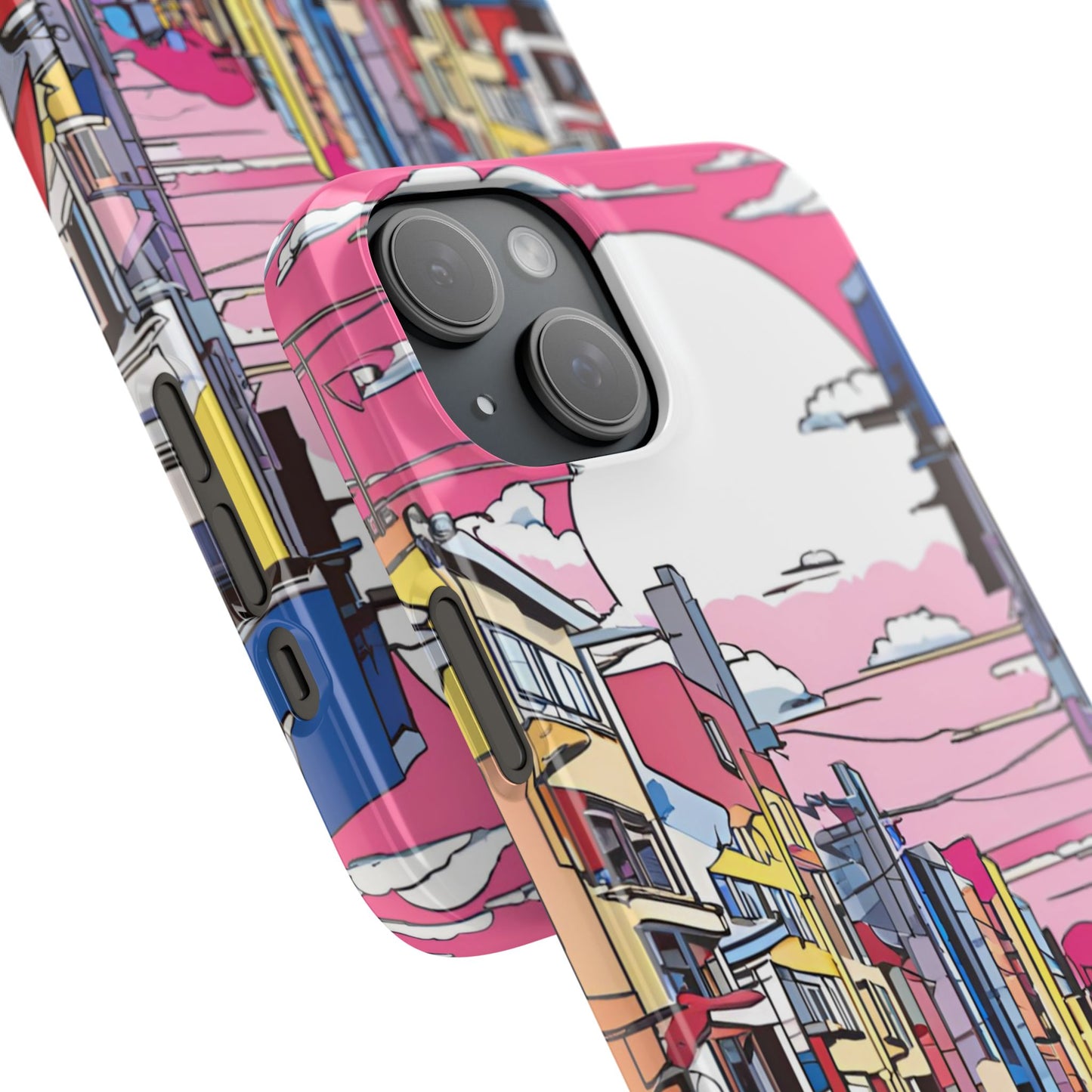 Pop Art Sunset | Coque snap légère et résistante inspiration Lichtenstein