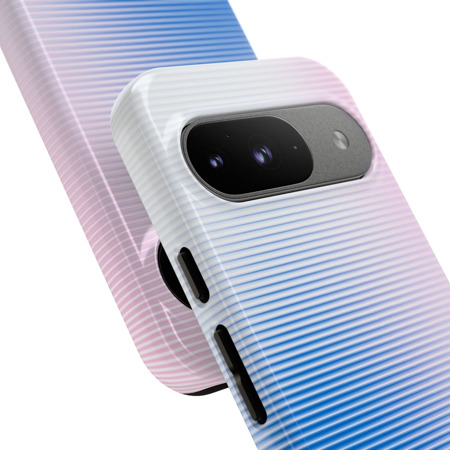 Gradient Case | Coque résistante double protection anti-choc - Dégradé Bleu & Rose