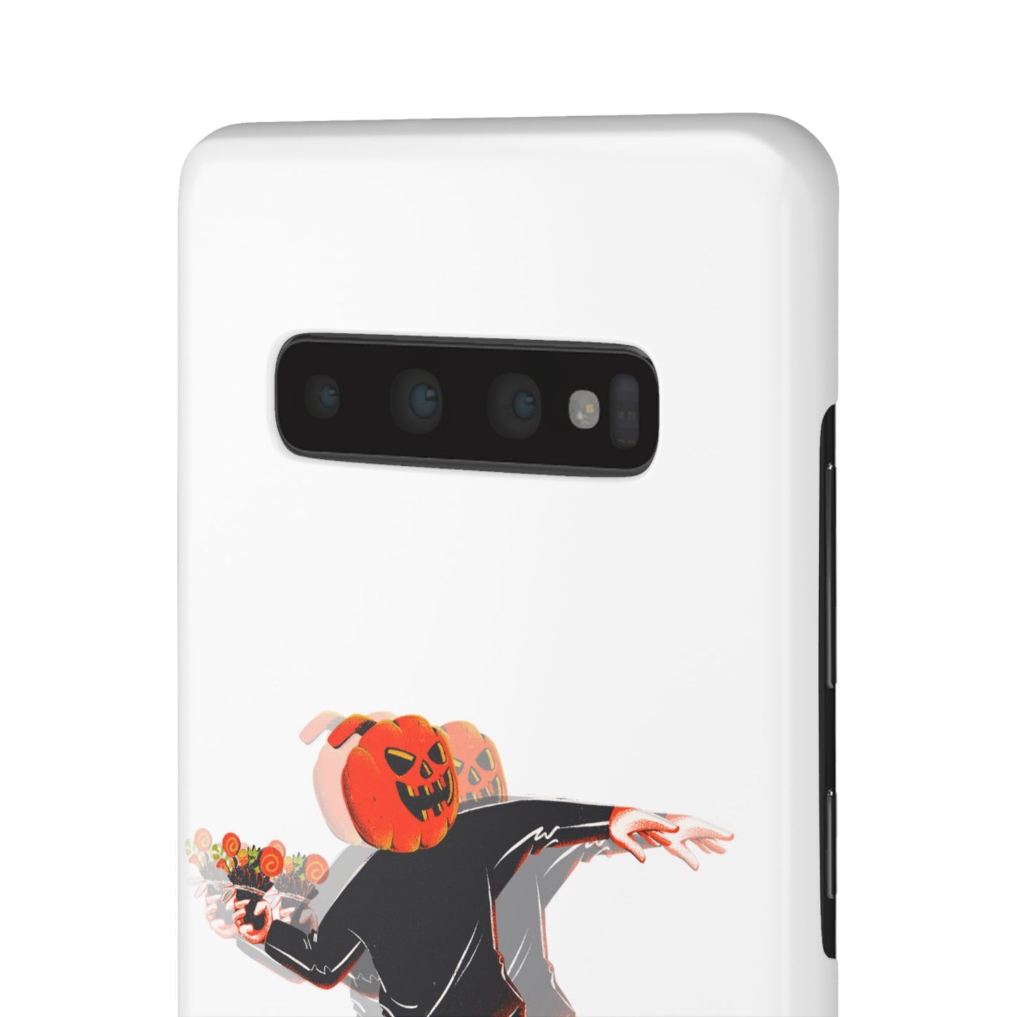 Pumpksy | Coque snap légère et résistante inspiration Banksy – Blanc