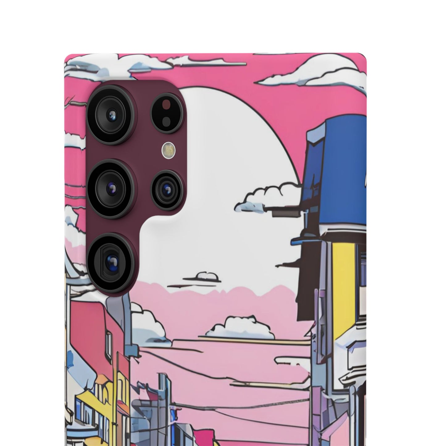 Pop Art Sunset | Coque snap légère et résistante inspiration Lichtenstein