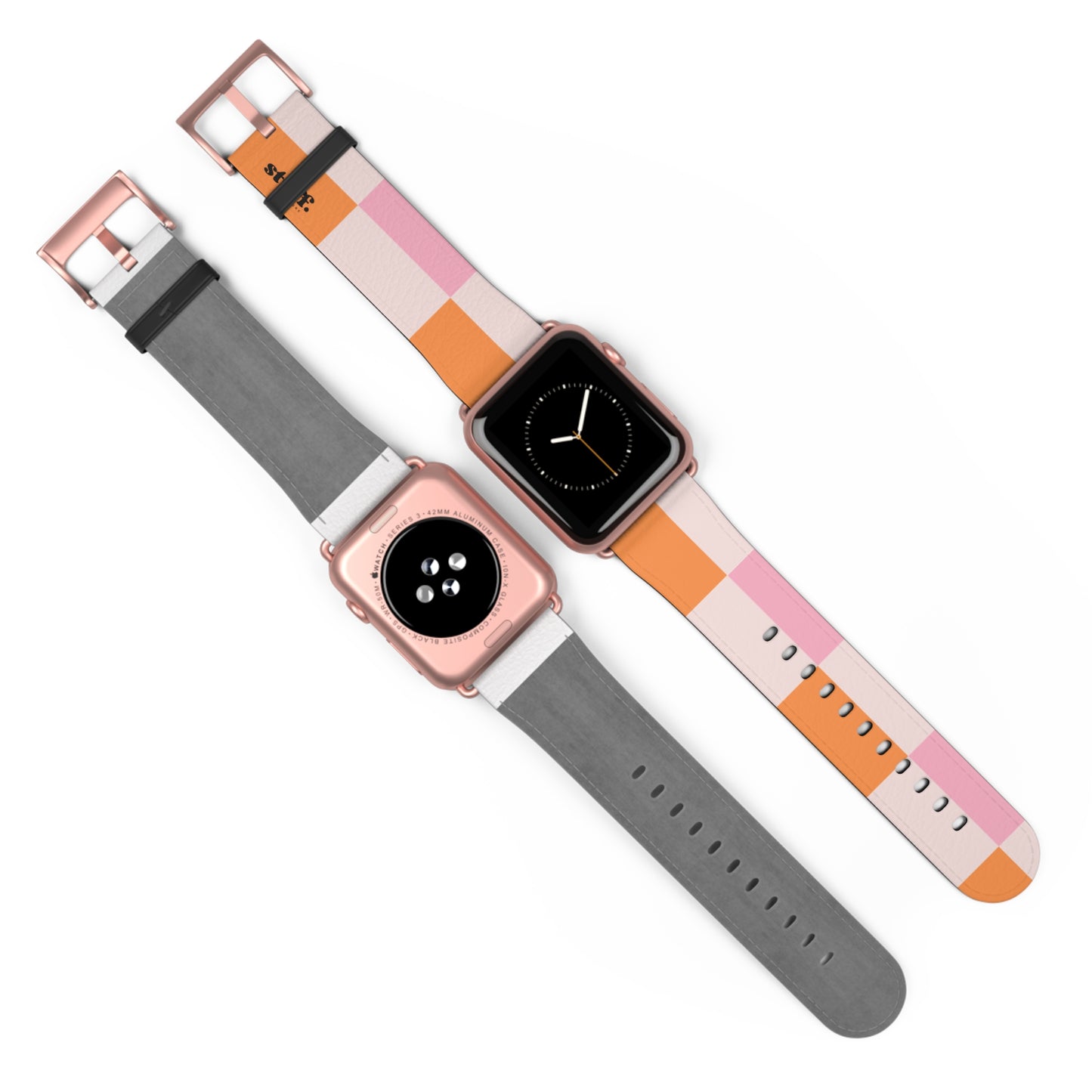 Peachy Band | bracelet Apple Watch simili cuir