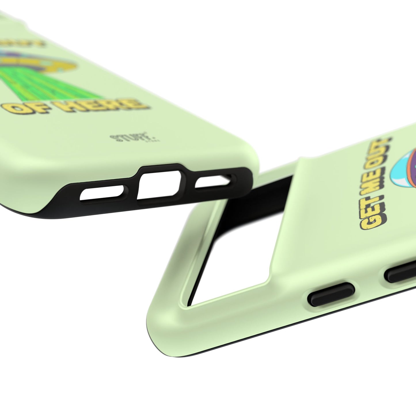 Get Me Out of Here | Coque résistante anti-choc — Vert Menthe