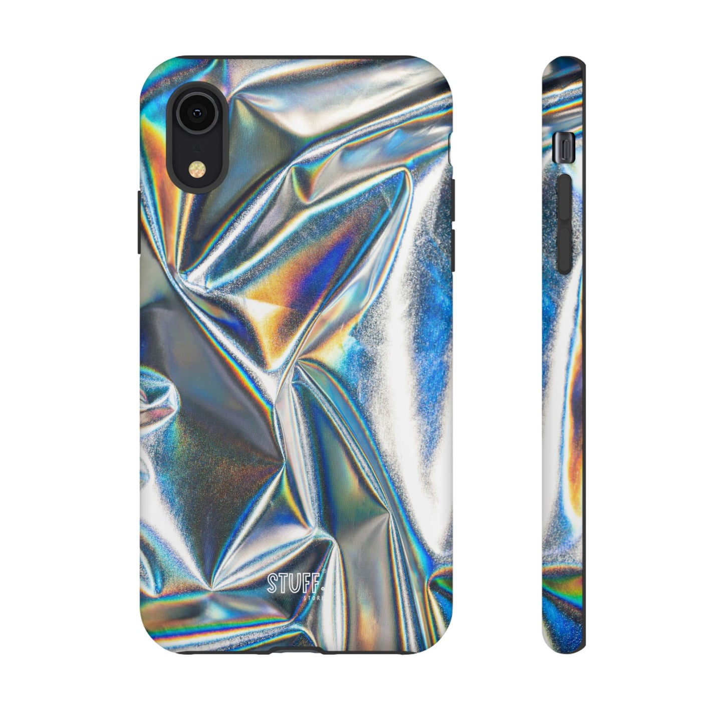 Metallic Case | Coque résistante double protection anti-choc - Effet Métallique