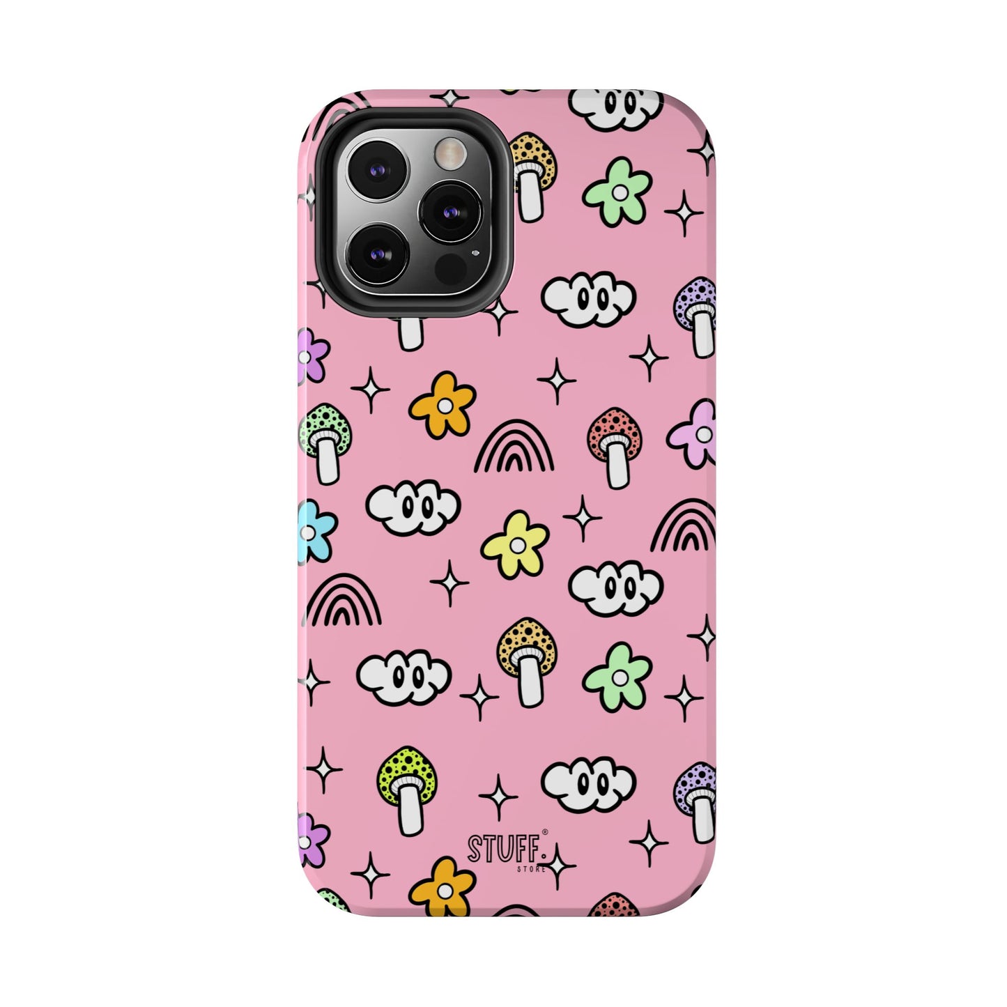 Pixie Case | Coque résistante double protection | Pixie Collection - Pink Matte Effect