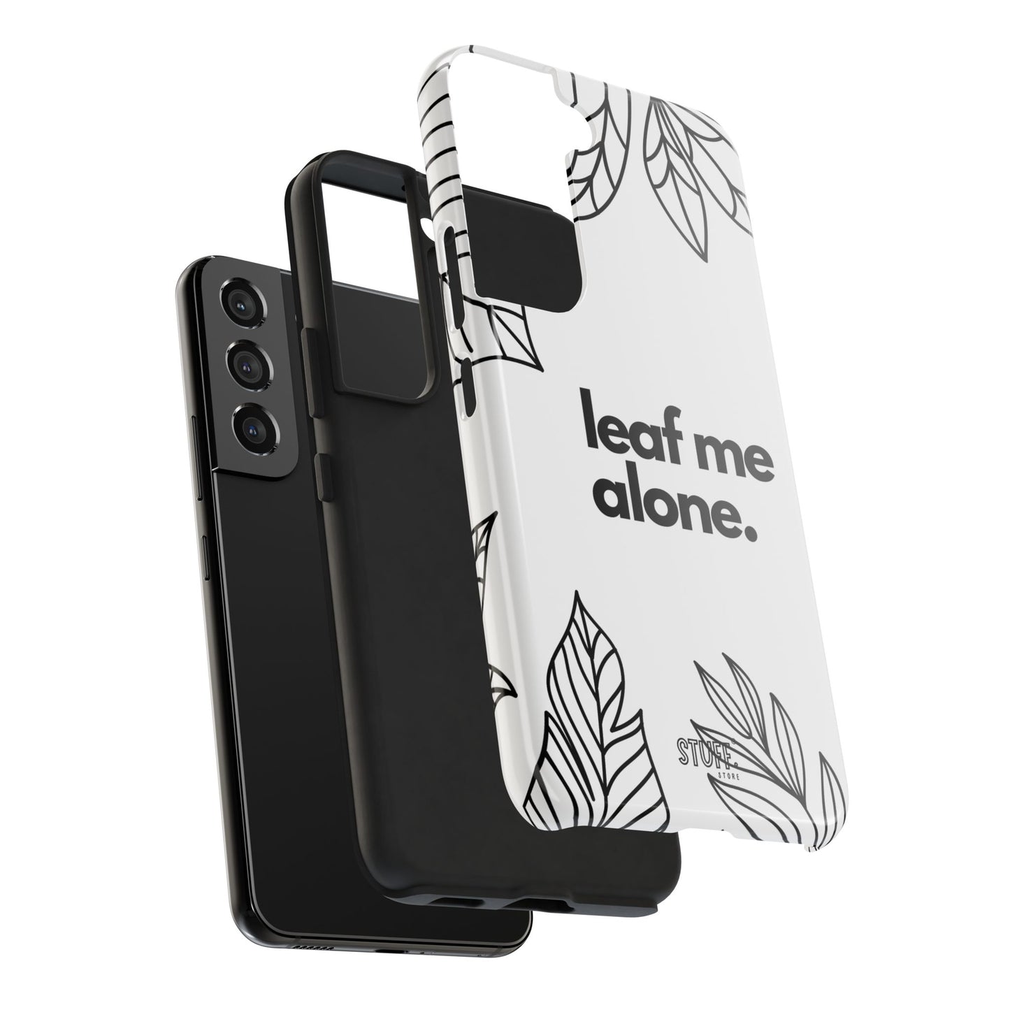 Leaf Me Case | Coque résistante double protection avec design minimaliste