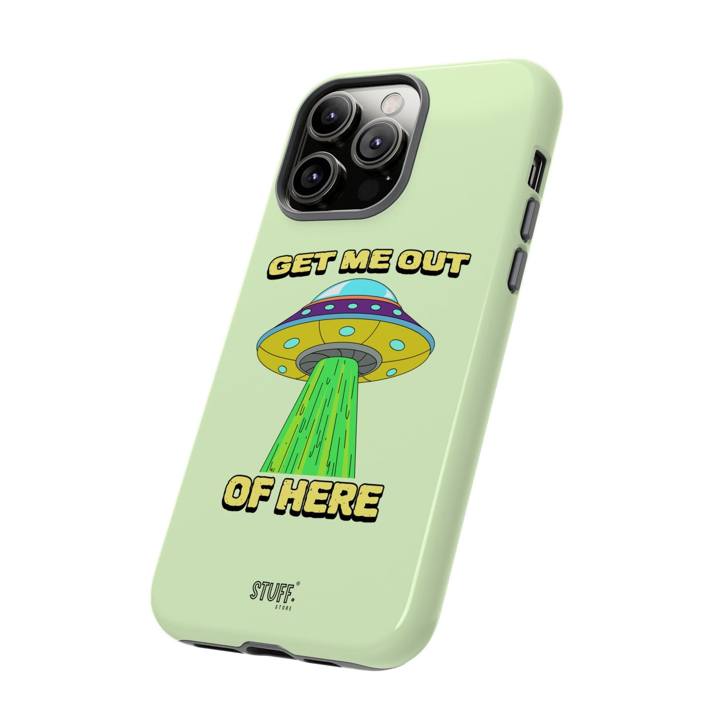 Get Me Out of Here | Coque résistante anti-choc — Vert Menthe