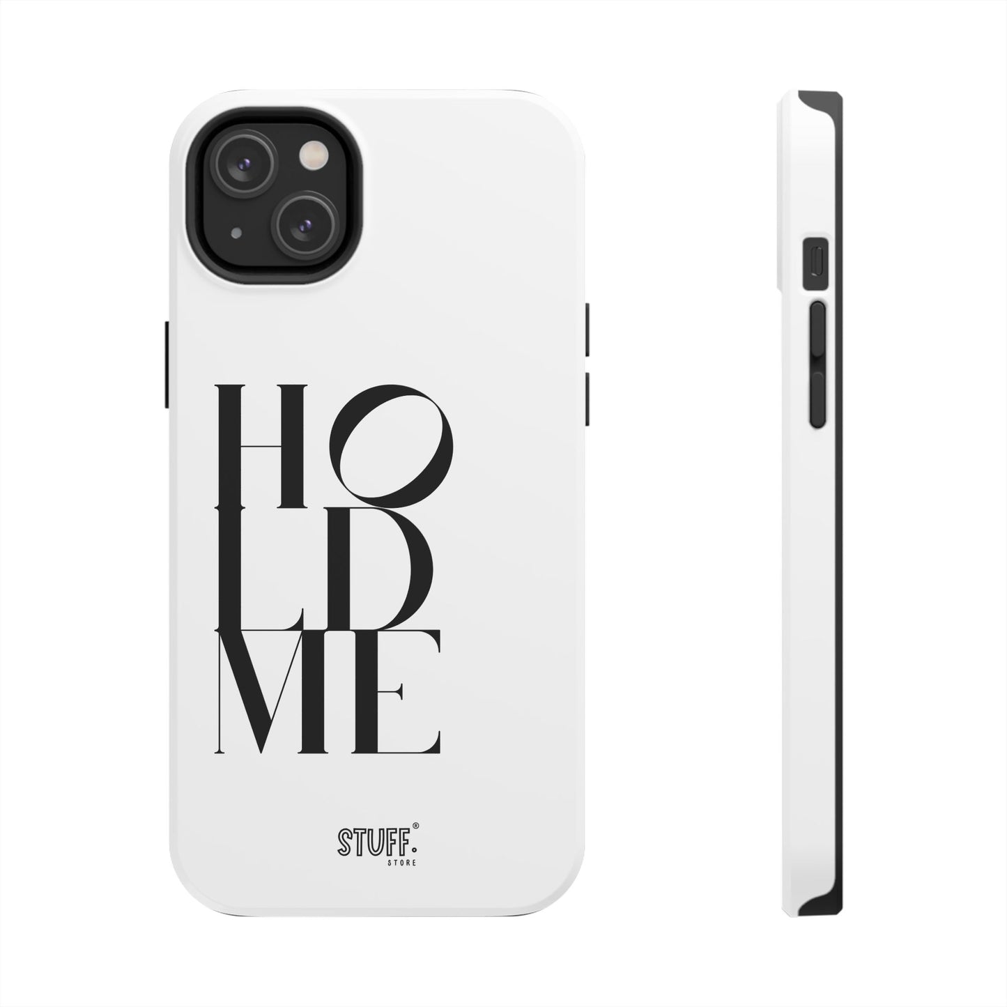 Hold Me | Coque résistante et durable avec Design épuré Monochrome