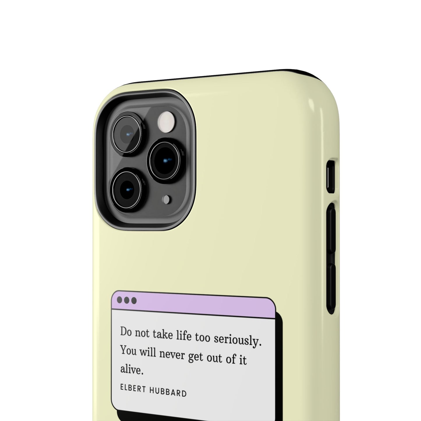 Window Case | Coque résistante à double protection avec citation – Design minimal & message puissant