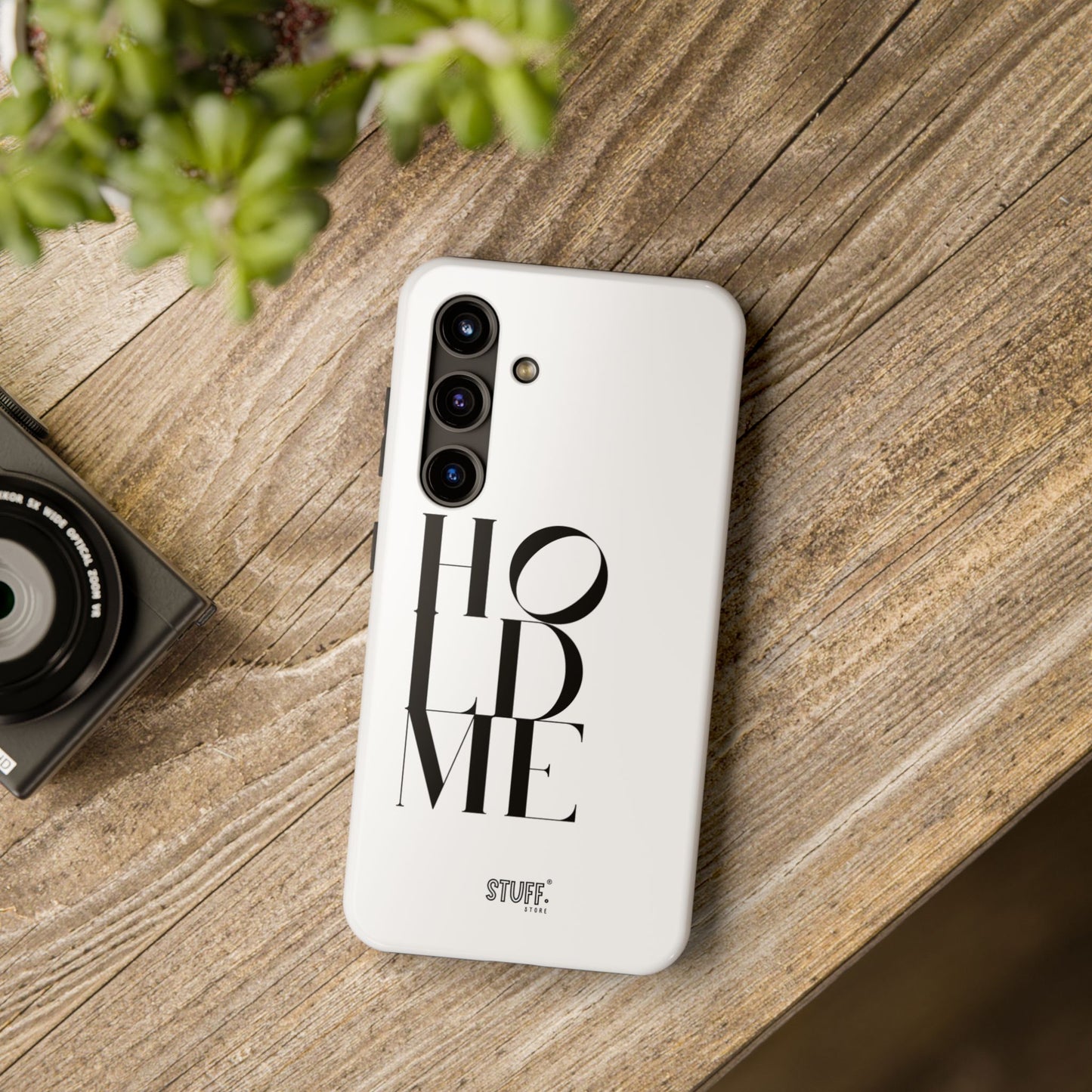 Hold Me | Coque résistante et durable avec Design épuré Monochrome