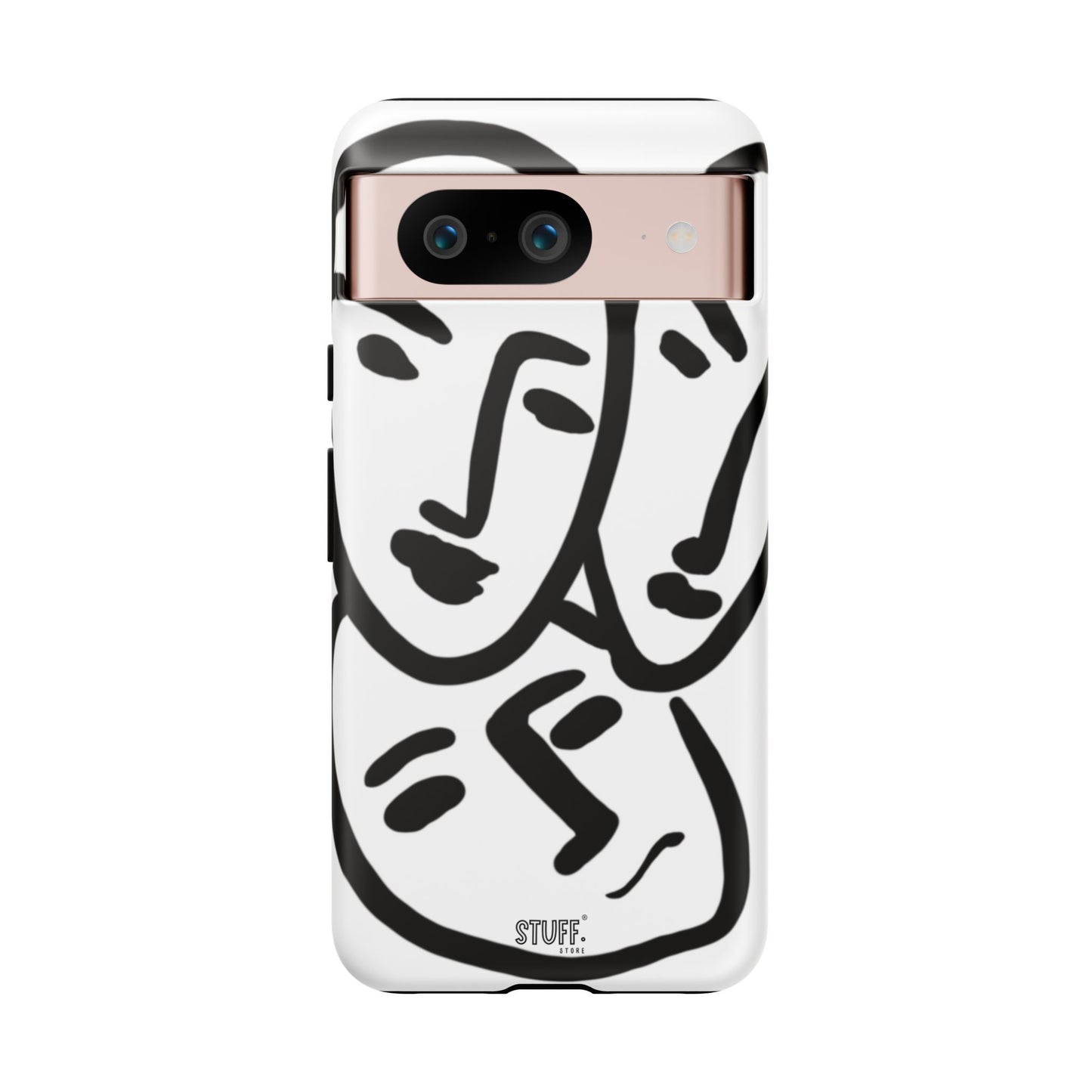 Les Trois Visages | Coque résistante double protection — inspiration Matisse