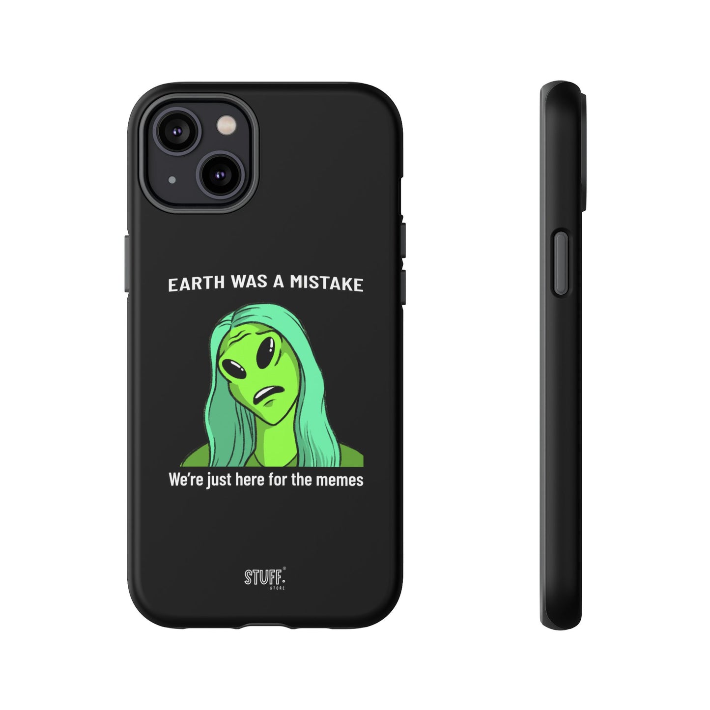 Meme Liking Alien Case | Coque résistante double protection pour les amateurs de Pop Culture