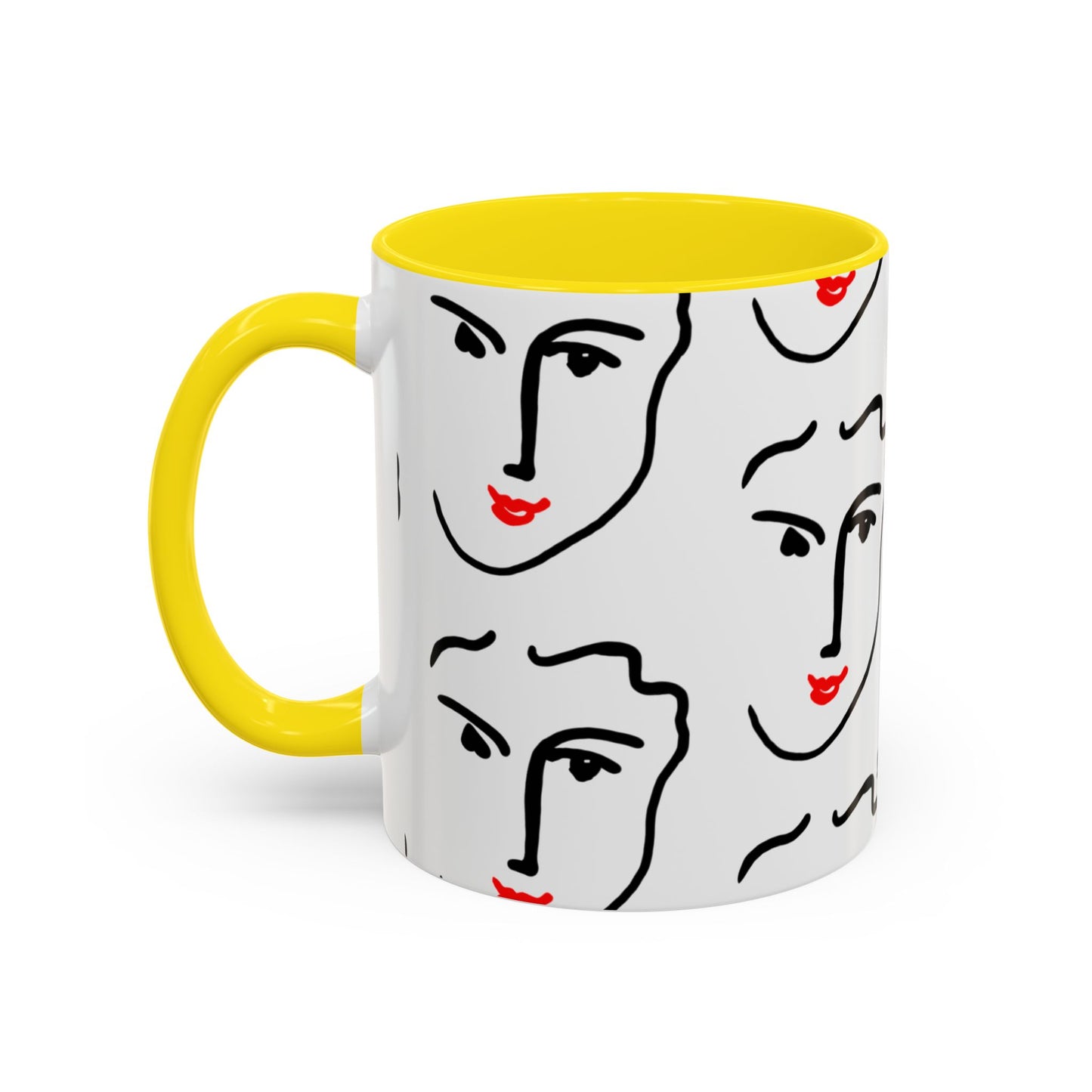 Nadia Cup | Matisse-inspired two-tone mug - 330ml