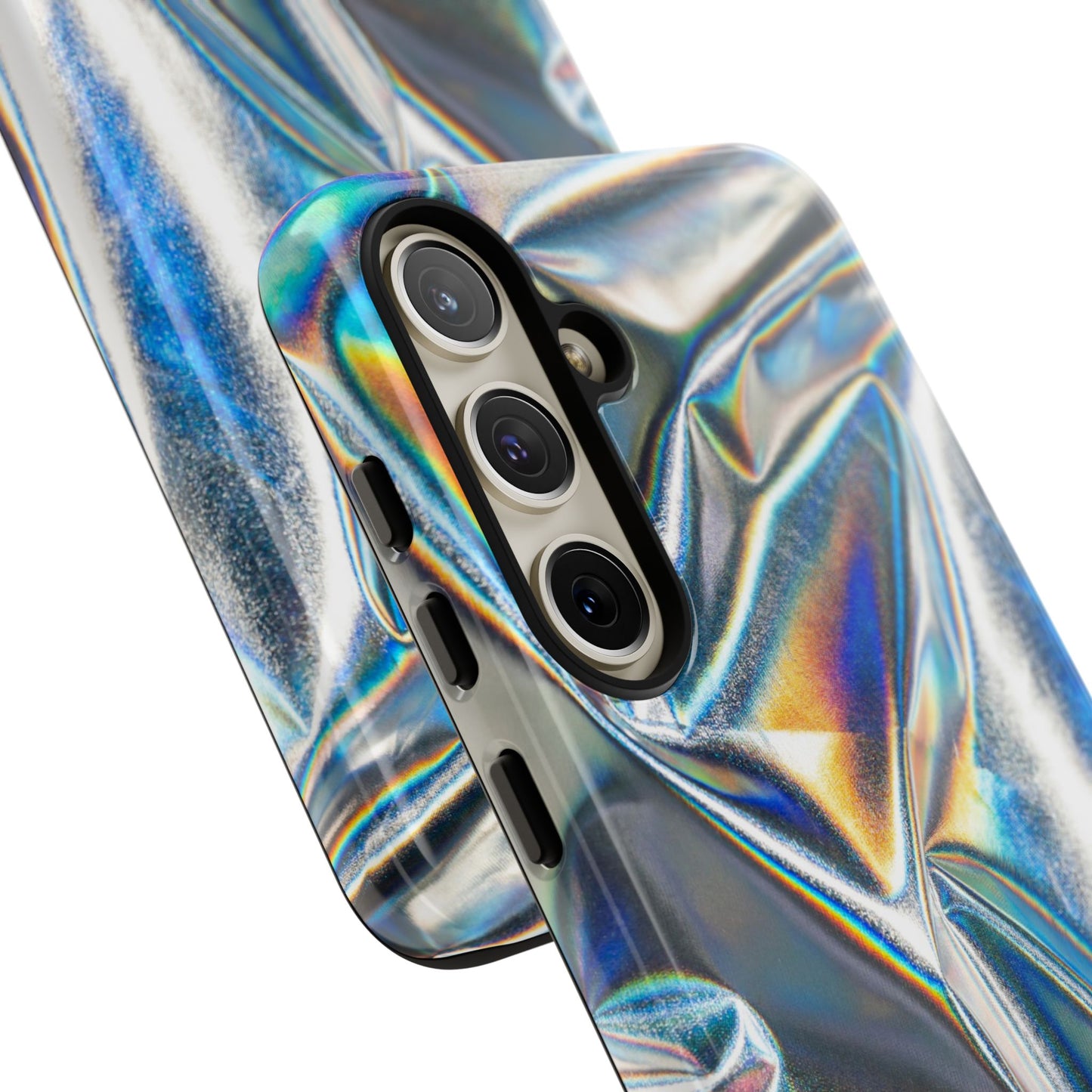Metallic Case | Coque résistante double protection anti-choc - Effet Métallique