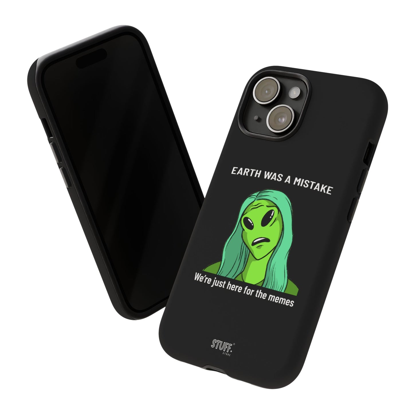 Meme Liking Alien Case | Coque résistante double protection pour les amateurs de Pop Culture