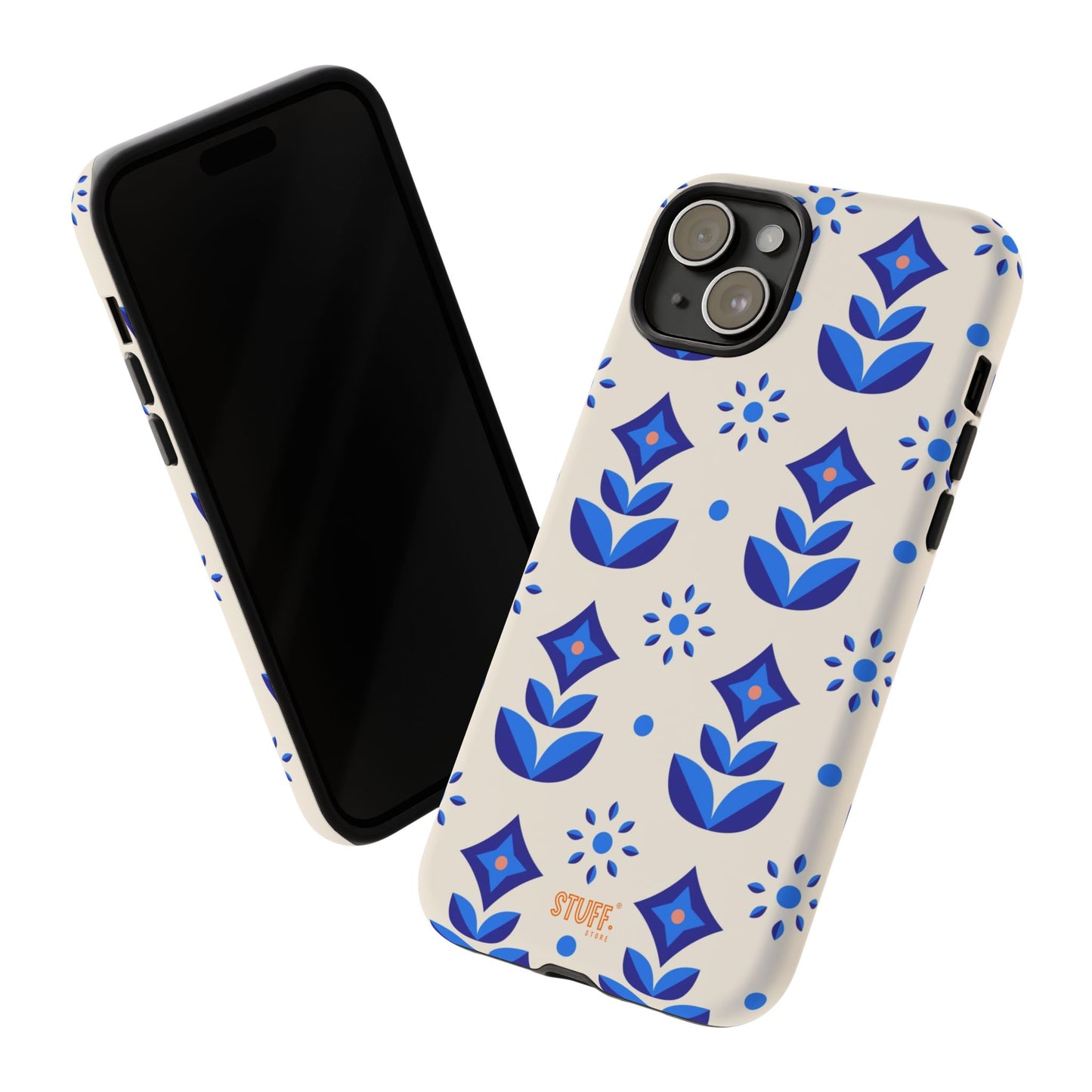 Floral Case | Coque résistante double protection avec Design Fleuri