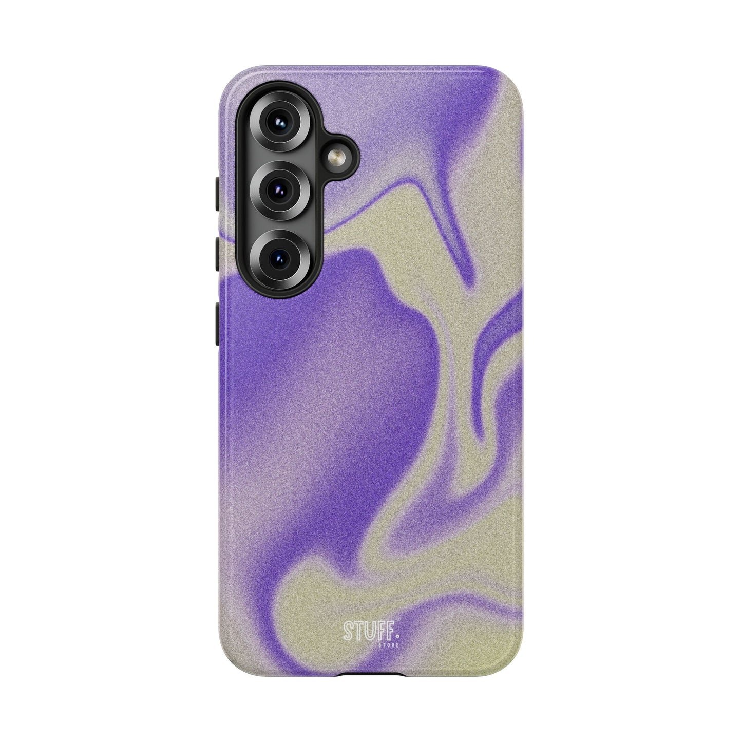 Swirly Case | Coque résistante double protection - Motif vague pourpre
