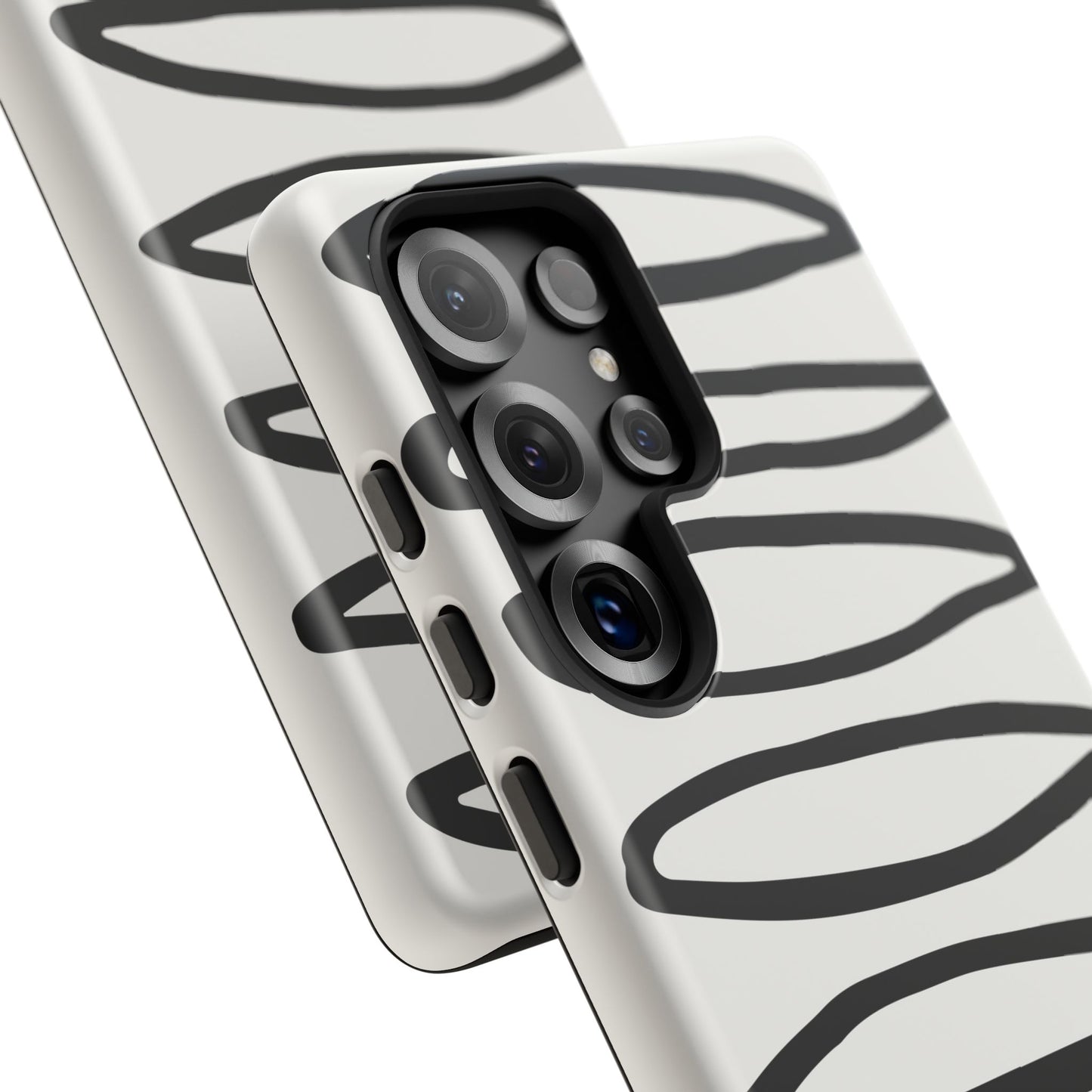 Loopy Case | Coque résistante double protection - Motif cercles abstraits