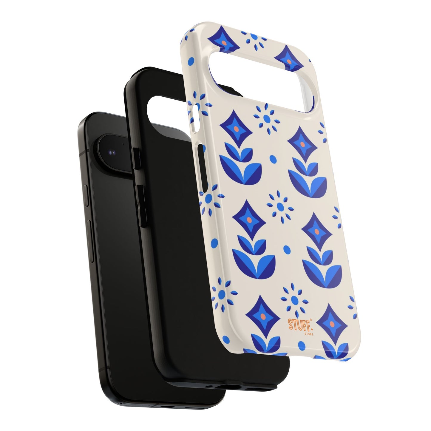 Floral Case | Coque résistante double protection avec Design Fleuri