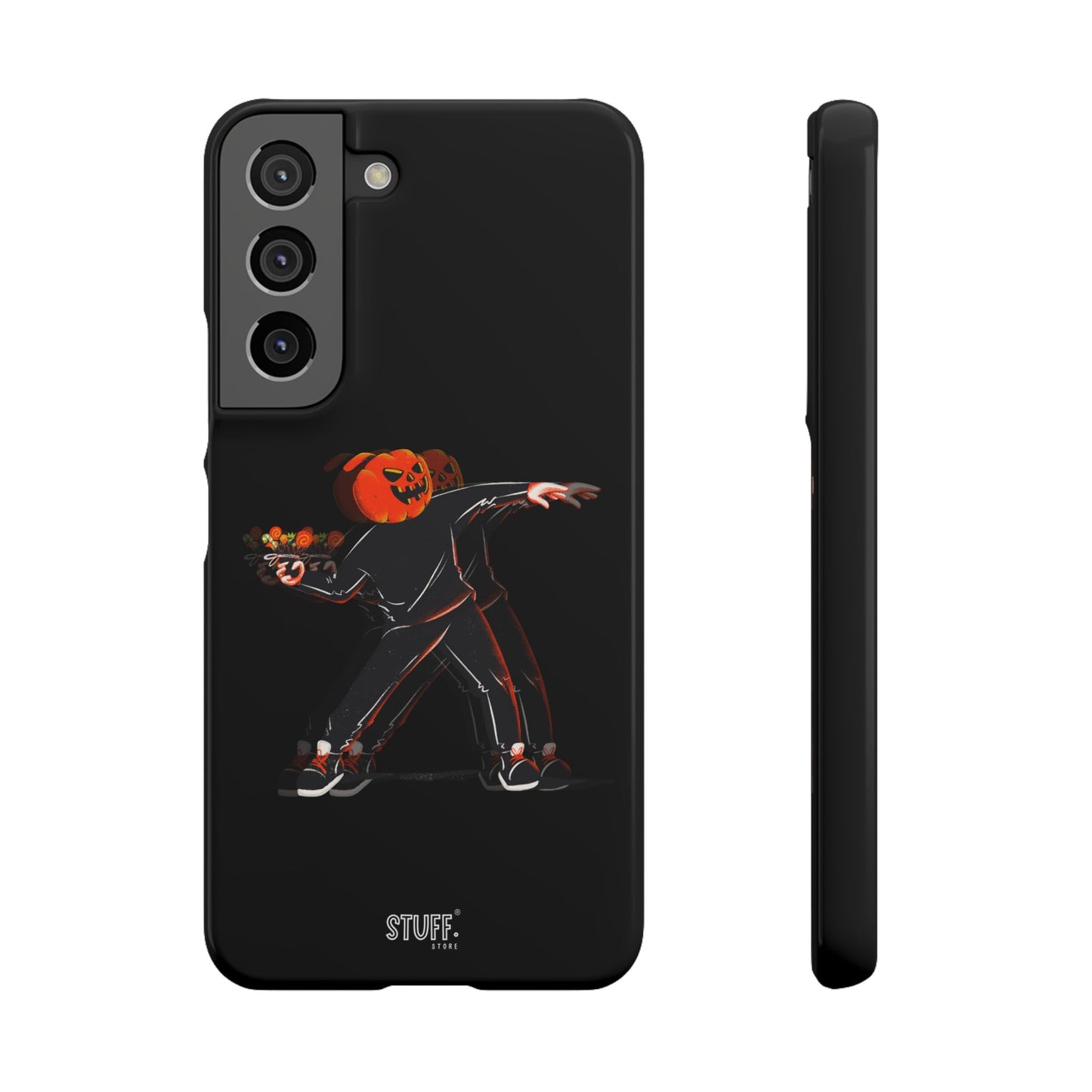 Pumpksy | Coque snap légère et résistante inspiration Banksy – Noir