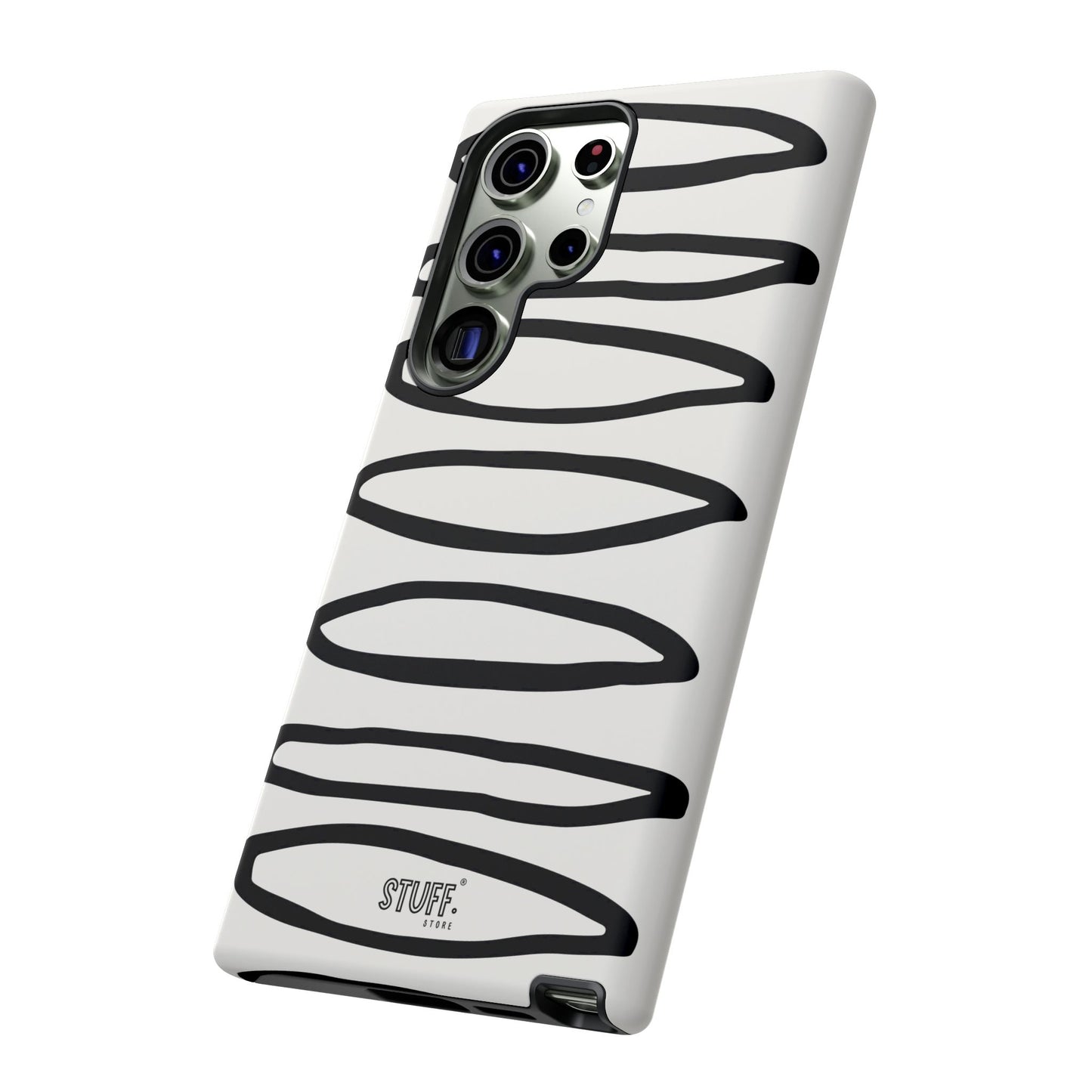 Loopy Case | Coque résistante double protection - Motif cercles abstraits