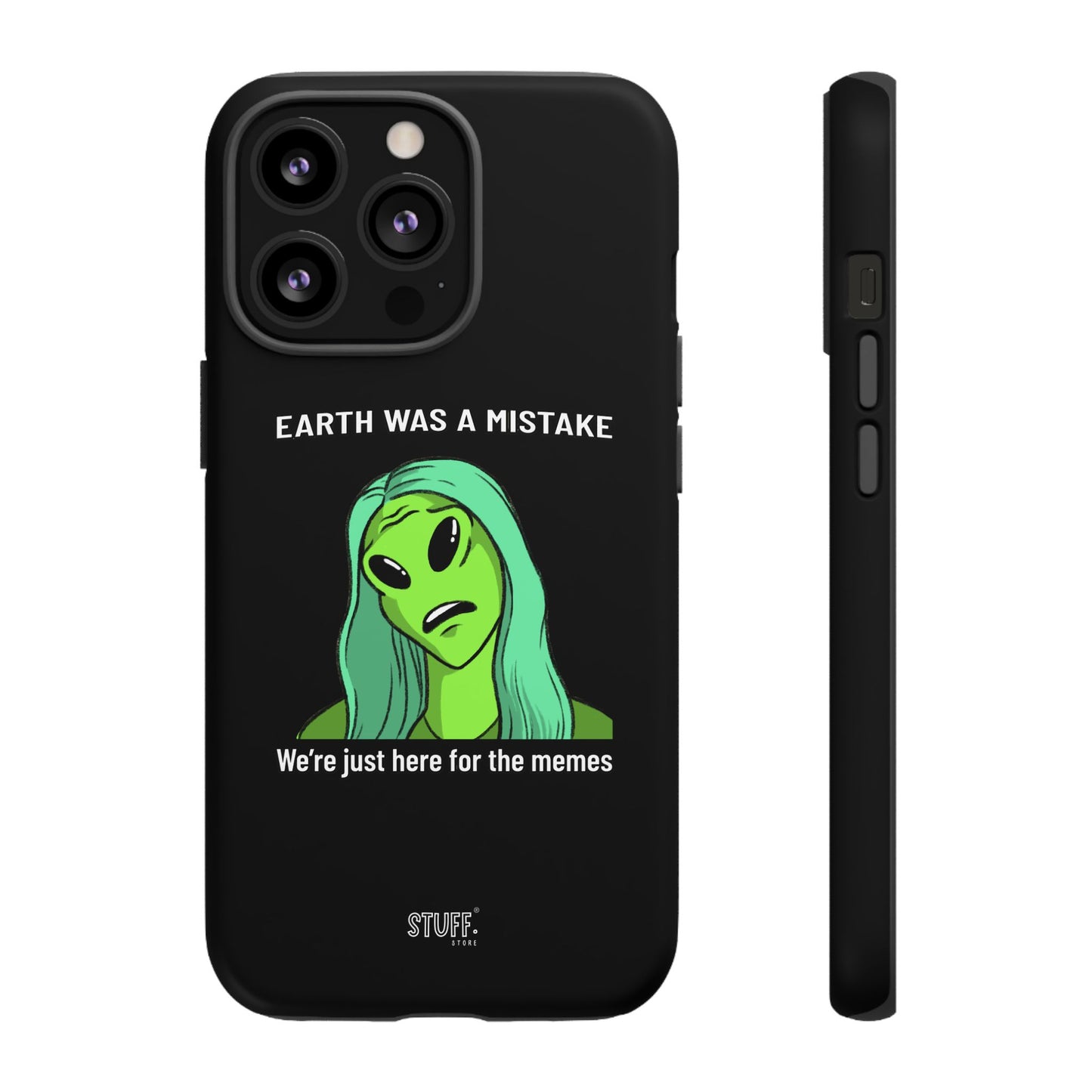 Meme Liking Alien Case | Coque résistante double protection pour les amateurs de Pop Culture
