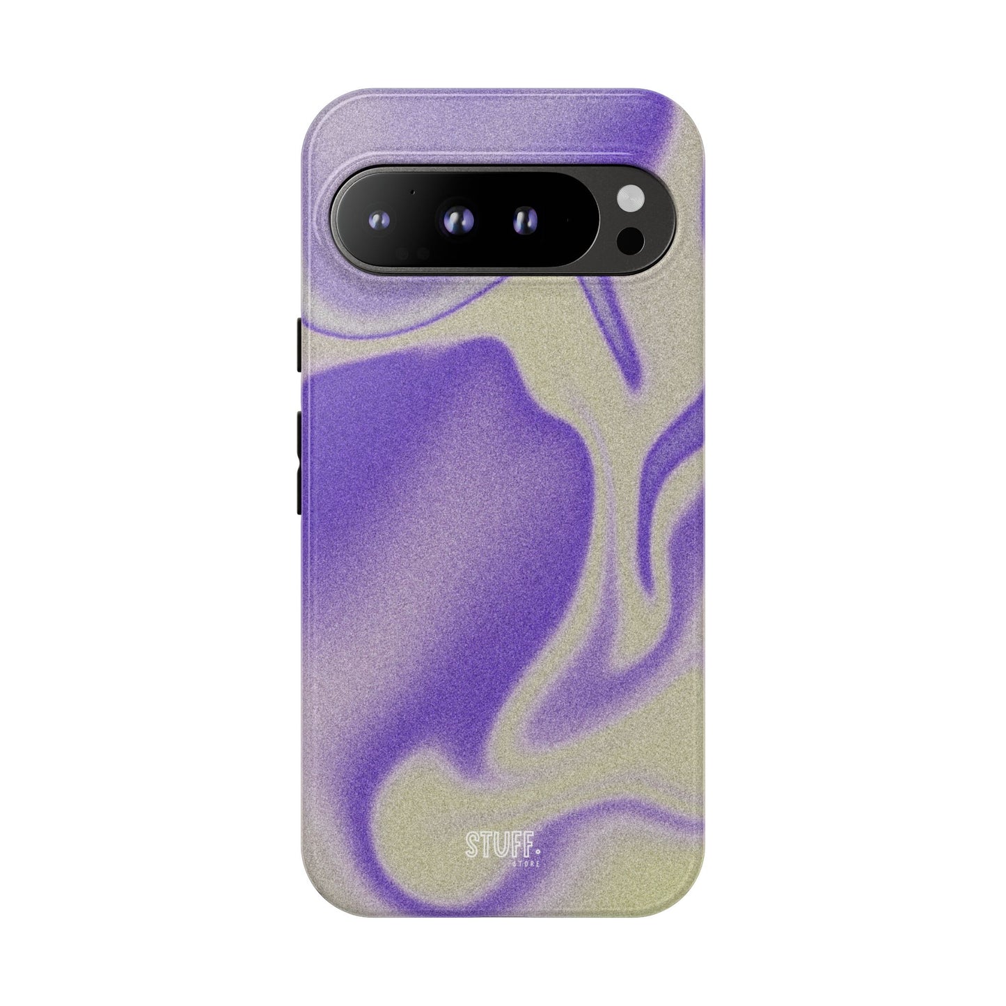 Swirly Case | Coque résistante double protection - Motif vague pourpre