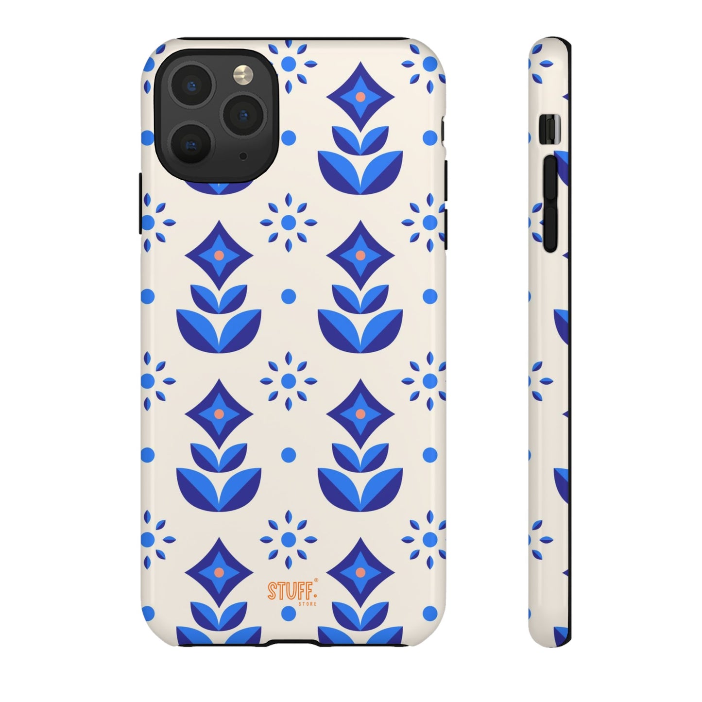 Floral Case | Coque résistante double protection avec Design Fleuri