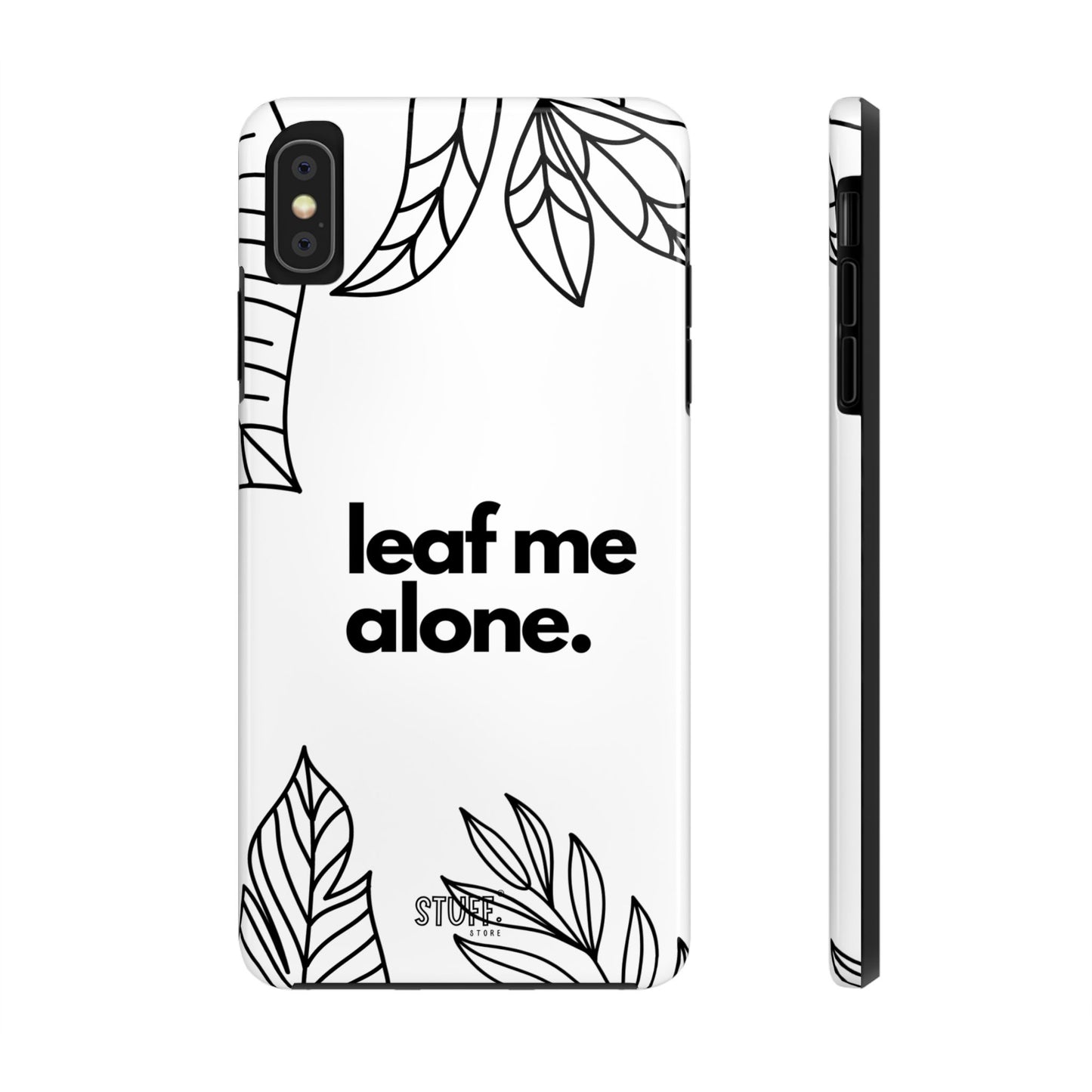 Leaf Me Case | Coque résistante double protection avec design minimaliste