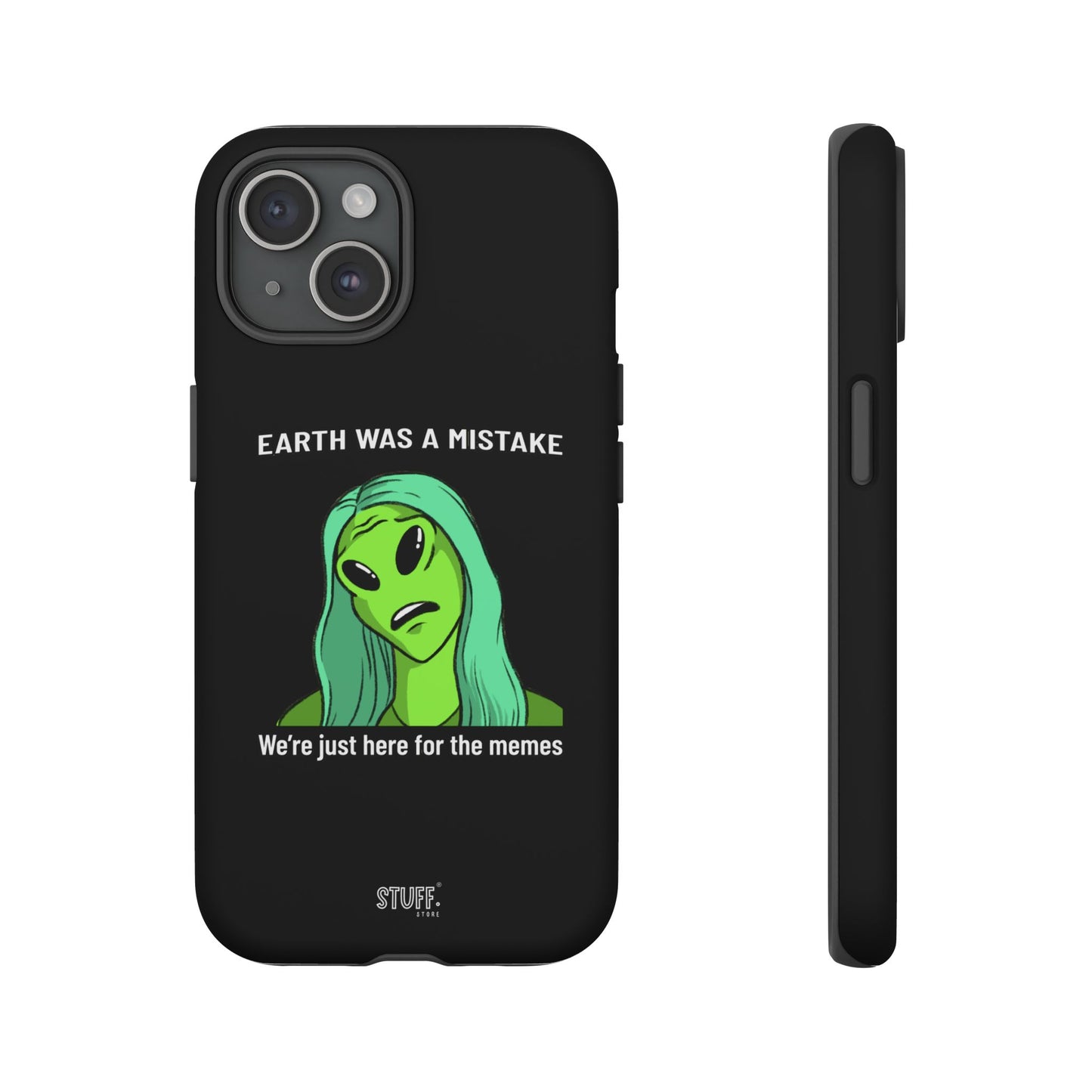 Meme Liking Alien Case | Coque résistante double protection pour les amateurs de Pop Culture
