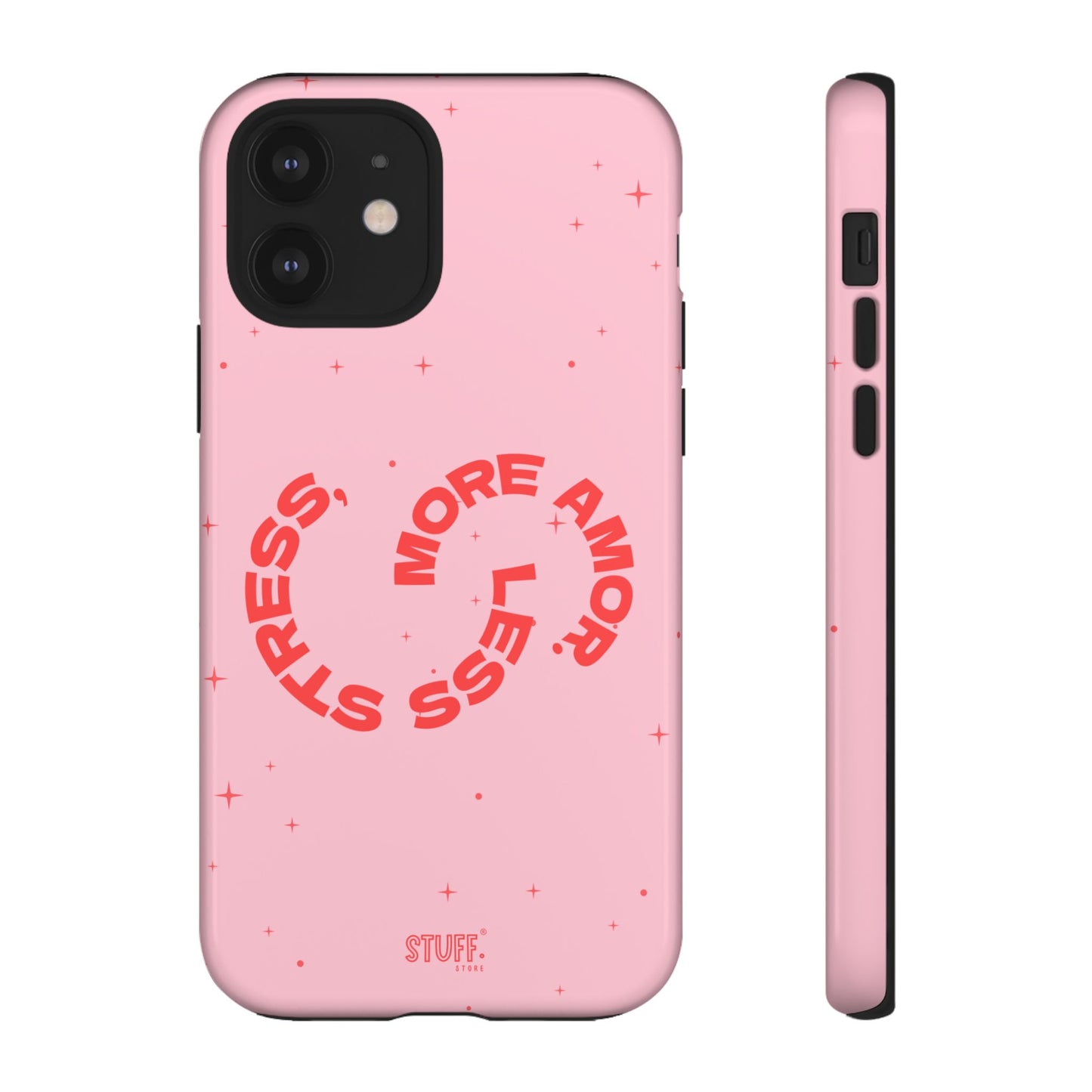 More Amor Case | Coque résistante double protection avec phrase Bienveillante