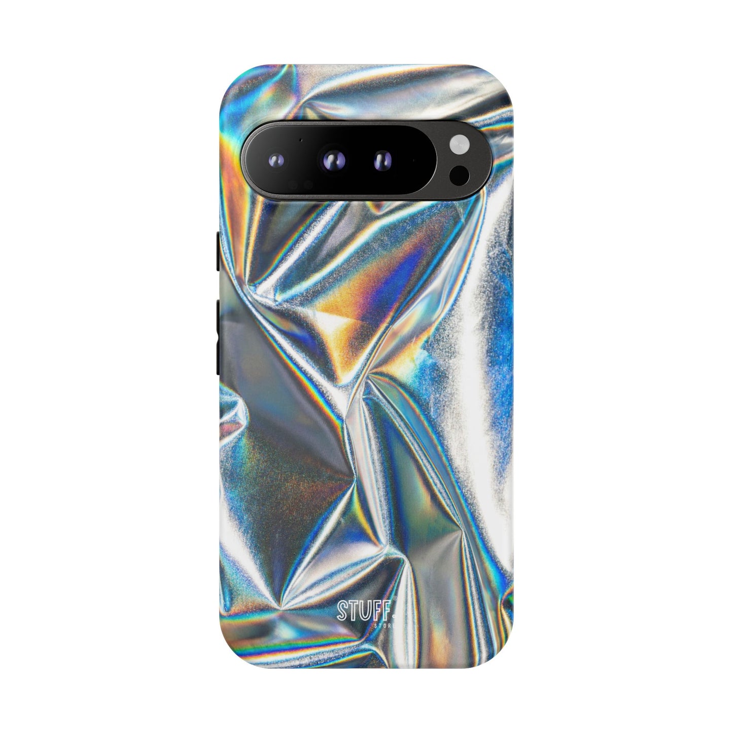 Metallic Case | Coque résistante double protection anti-choc - Effet Métallique