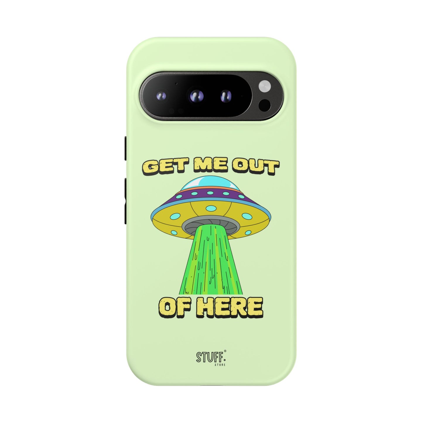 Get Me Out of Here | Coque résistante anti-choc — Vert Menthe