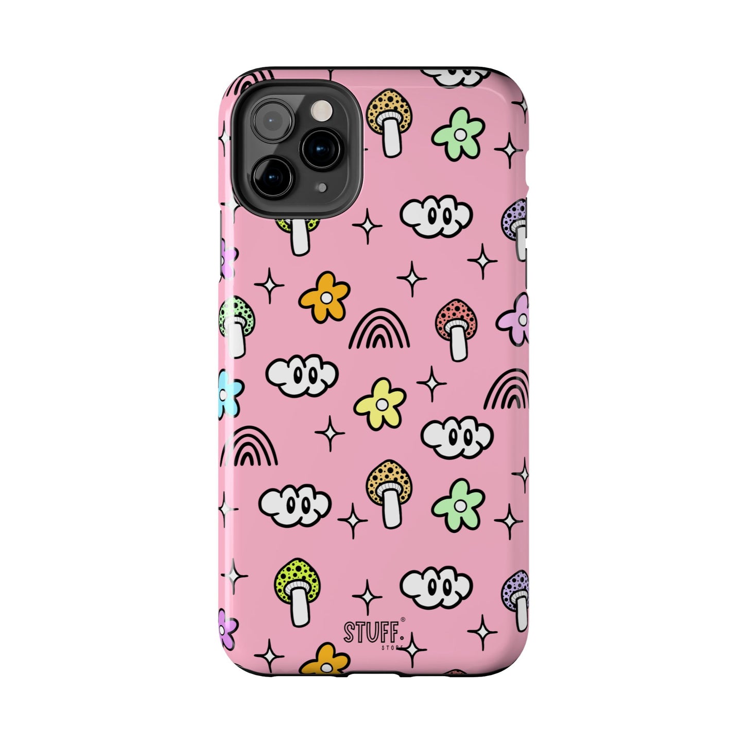 Pixie Case | Coque résistante double protection | Pixie Collection - Pink Matte Effect