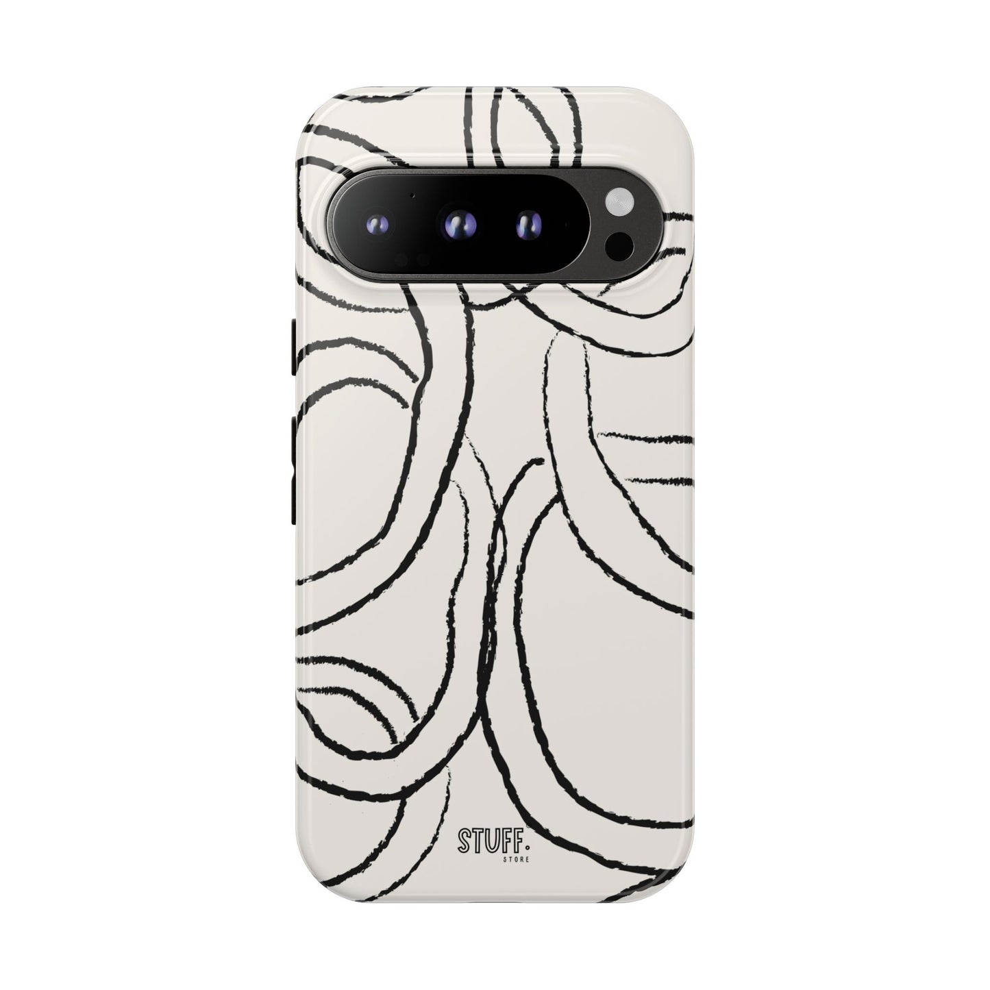 Doodly Case | Coque résistante double protection avec Design Gribouillis Minimaliste