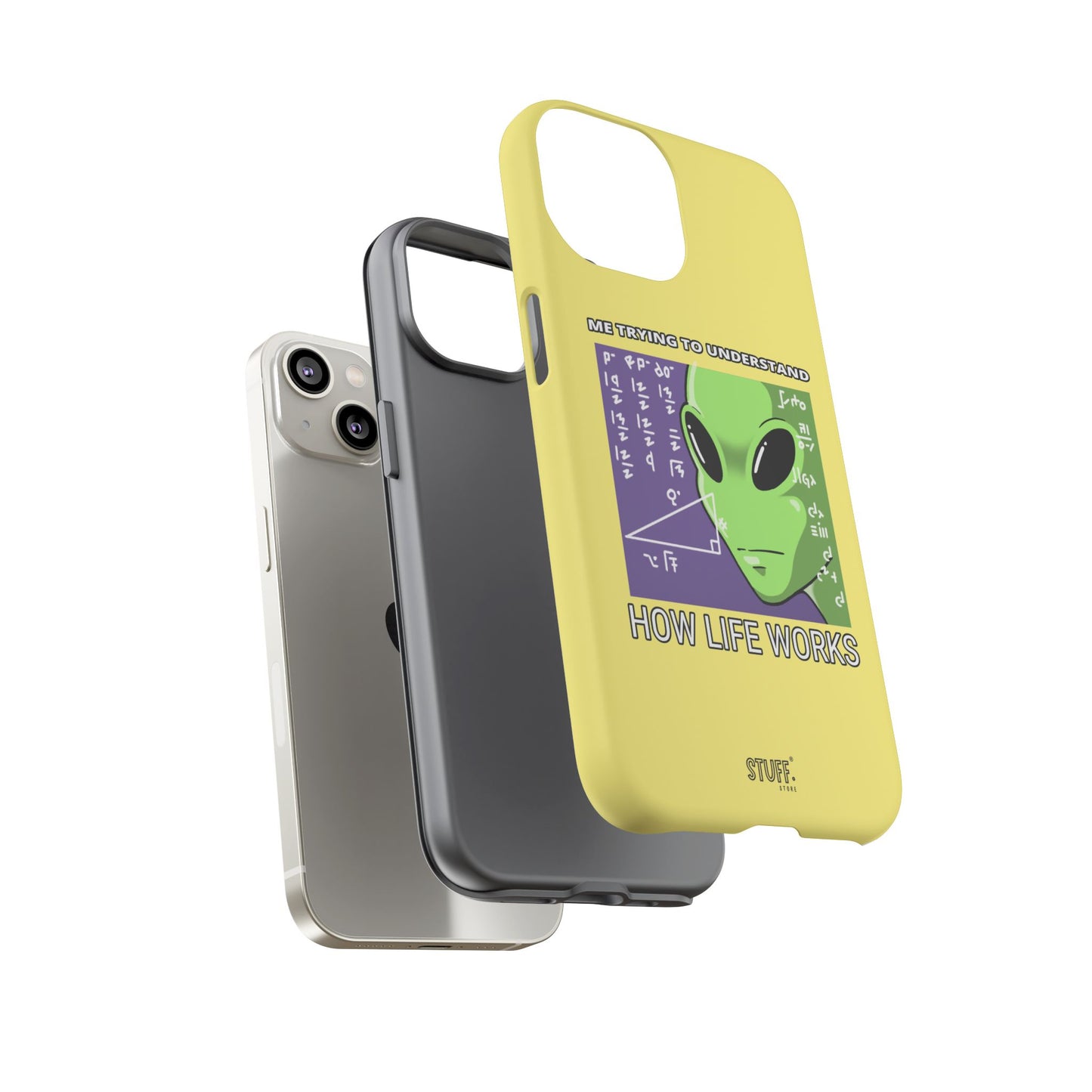 Confused Alien Case | Coque résistante Dual Protect anti-choc