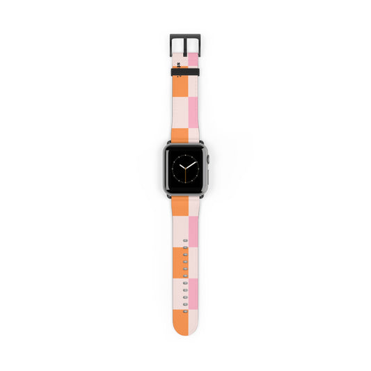 Peachy Band | bracelet Apple Watch simili cuir