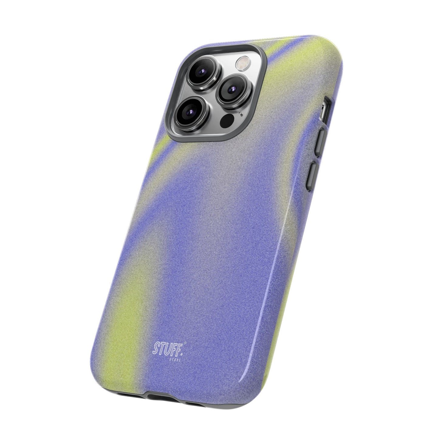 Vibrant Case | Coque résistante double protection anti-choc - Violet & Jaune