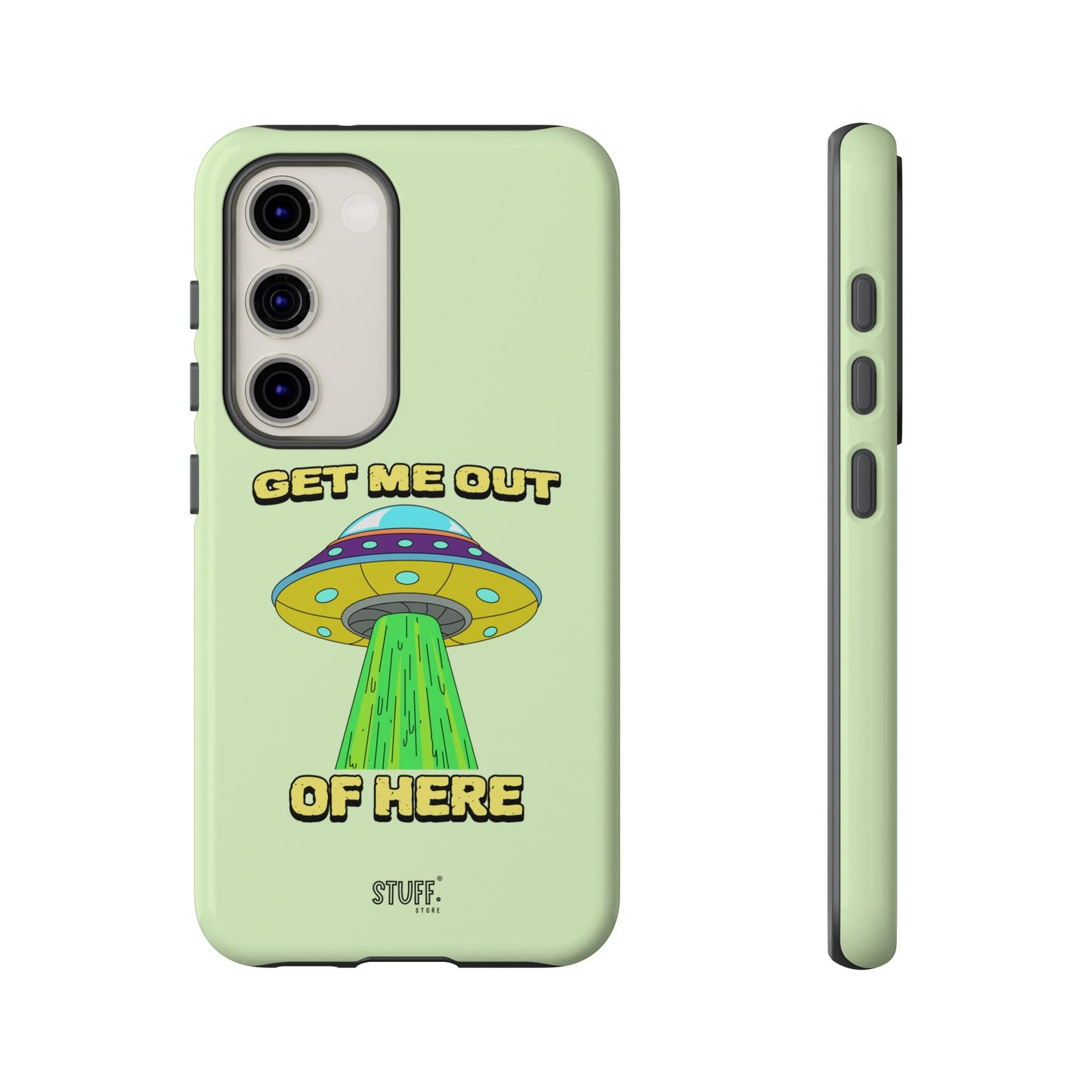 Get Me Out of Here | Coque résistante anti-choc — Vert Menthe