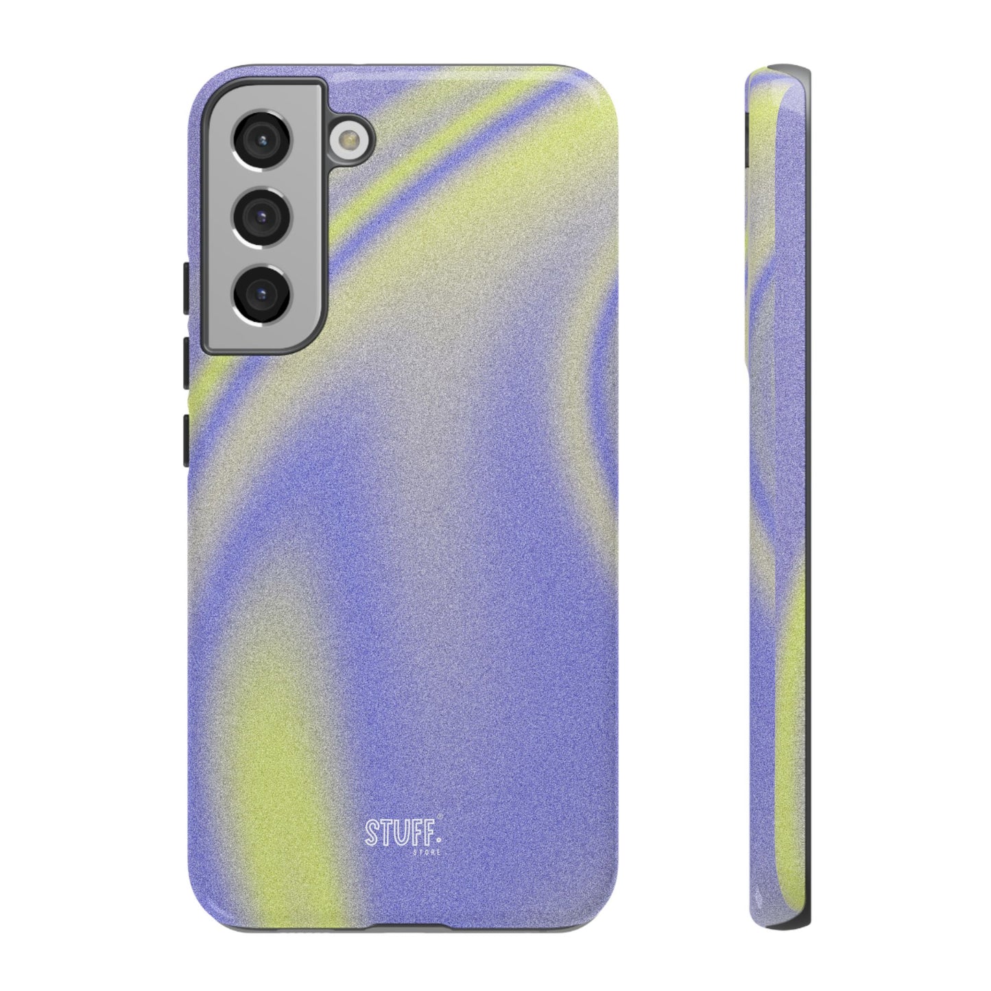 Vibrant Case | Coque résistante double protection anti-choc - Violet & Jaune