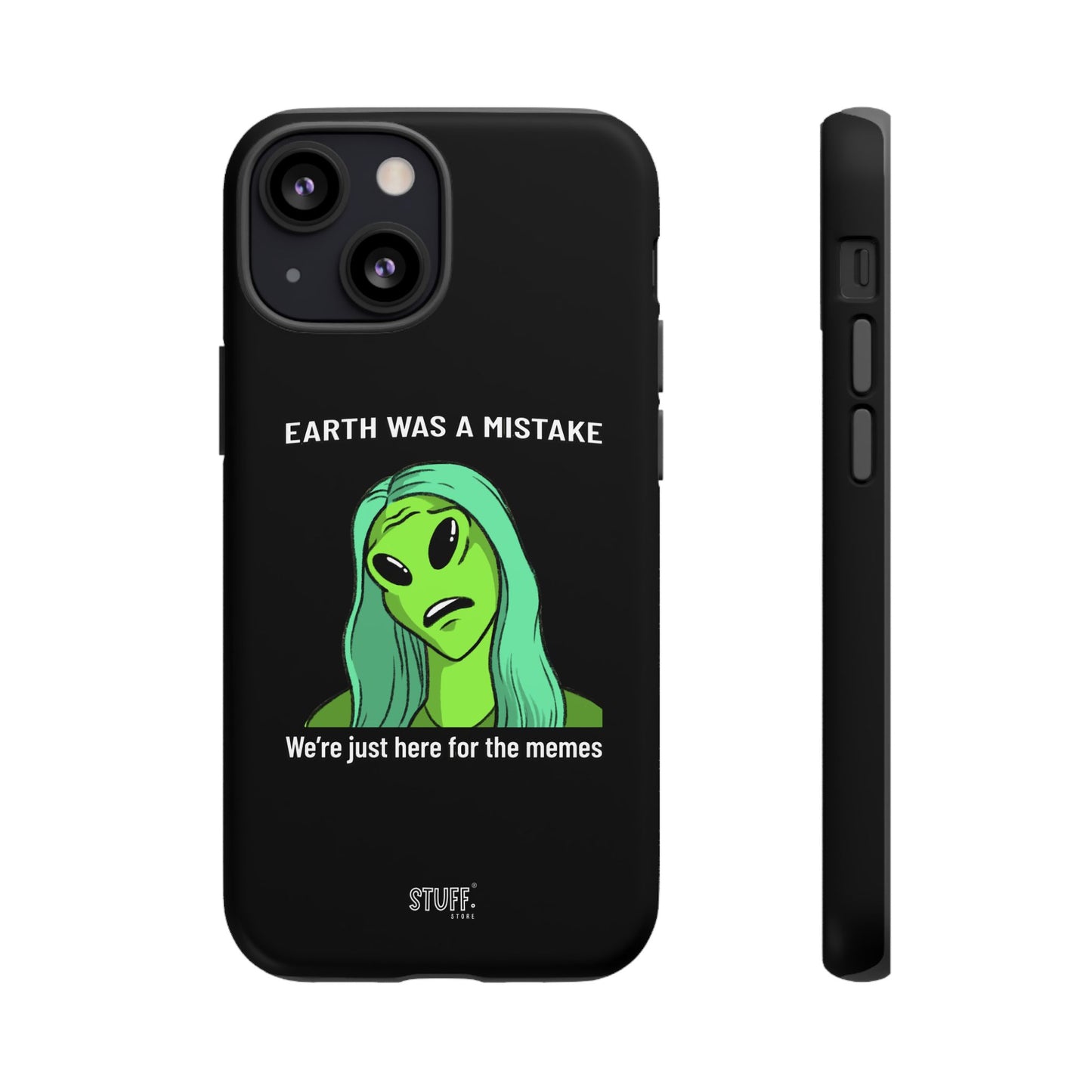 Meme Liking Alien Case | Coque résistante double protection pour les amateurs de Pop Culture