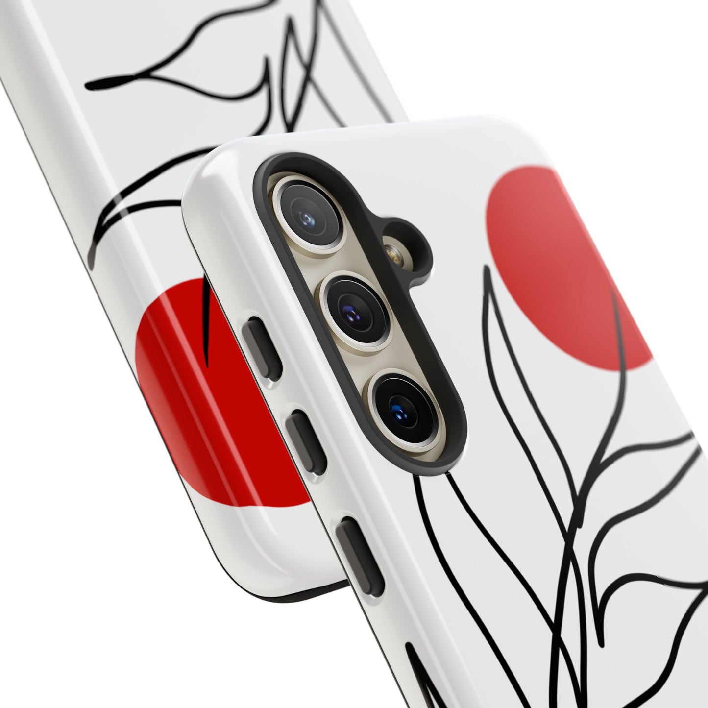 Red Sun Case | Coque résistante double protection avec Design Minimaliste