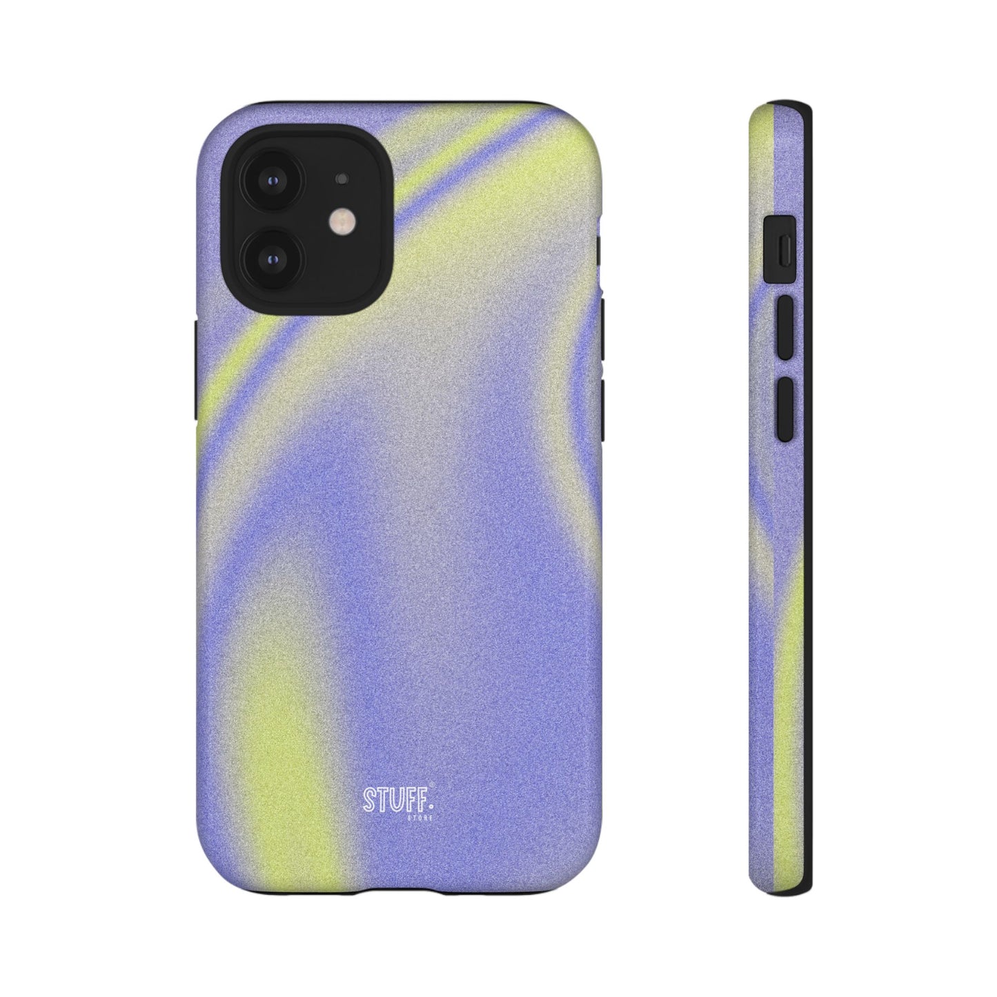 Vibrant Case | Coque résistante double protection anti-choc - Violet & Jaune